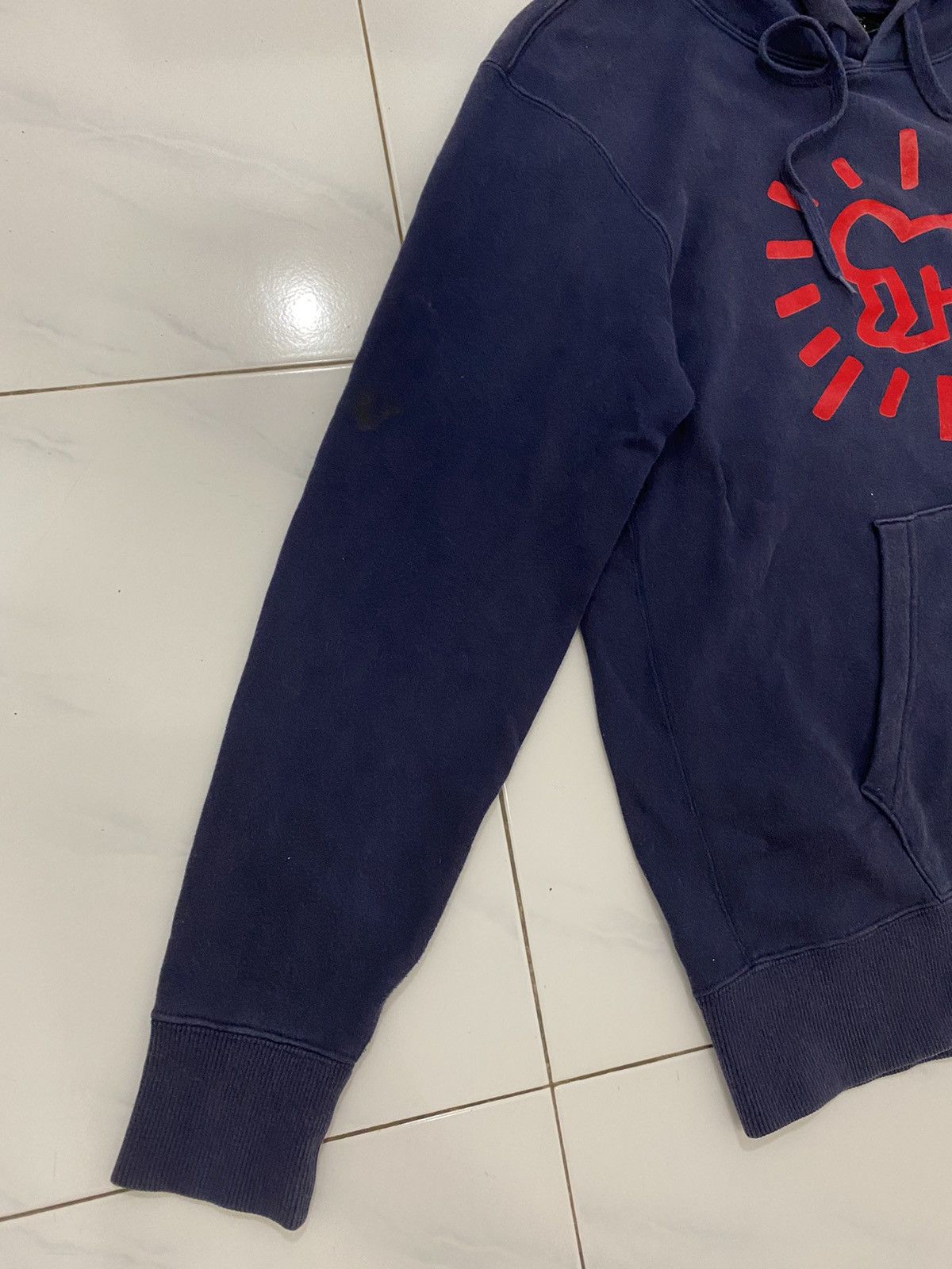 Japanese Brand Distress Keith Haring Museum of the Modern Art Hoodie Size US L / EU 52-54 / 3 - 4 Thumbnail