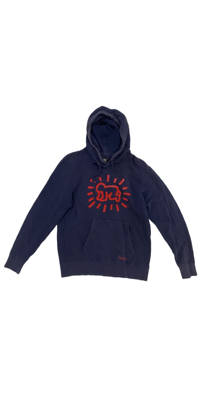 Japanese Brand Distress Keith Haring Museum of the Modern Art Hoodie Size US L / EU 52-54 / 3 - 1 Thumbnail