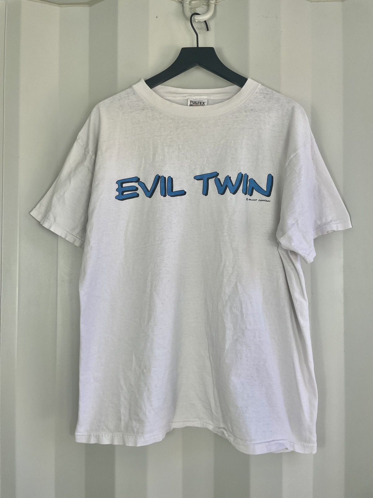 Vintage EVIL TWIN TEE Size US XL / EU 56 / 4 - 2 Thumbnail
