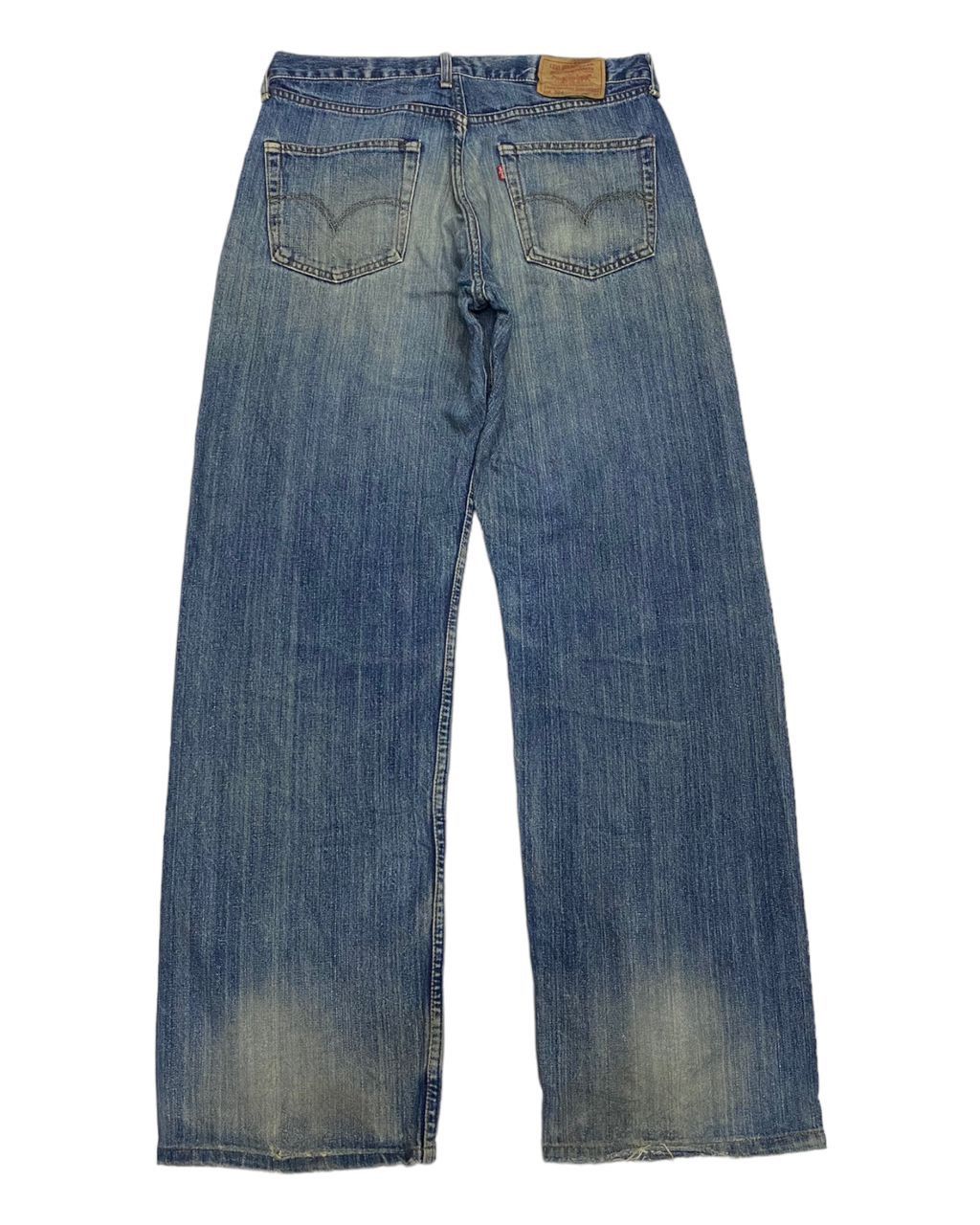 Japanese Brand × Levi's 🔥VINTAGE LEVIS 504 JAPAN DISTRESSED BAGGY DENIM JEANS Size US 33 - 2 Thumbnail
