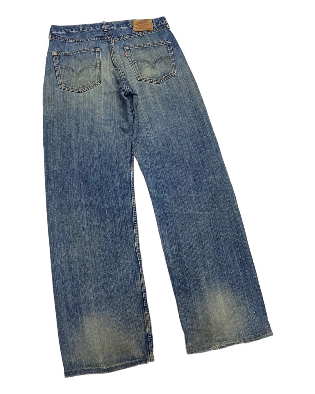 Japanese Brand × Levi's 🔥VINTAGE LEVIS 504 JAPAN DISTRESSED BAGGY DENIM JEANS Size US 33 - 4 Thumbnail