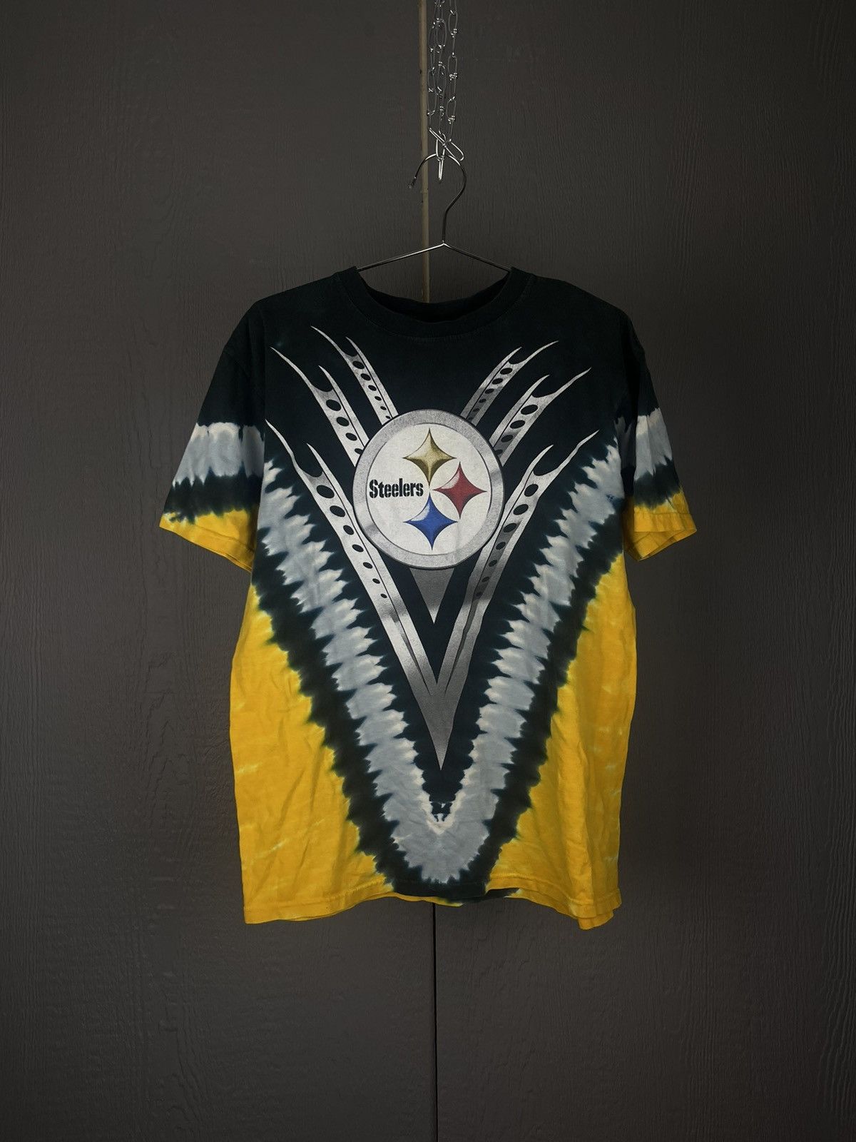 Vintage Y2K Tie Dye Pittsburgh Steelers NFL Tee