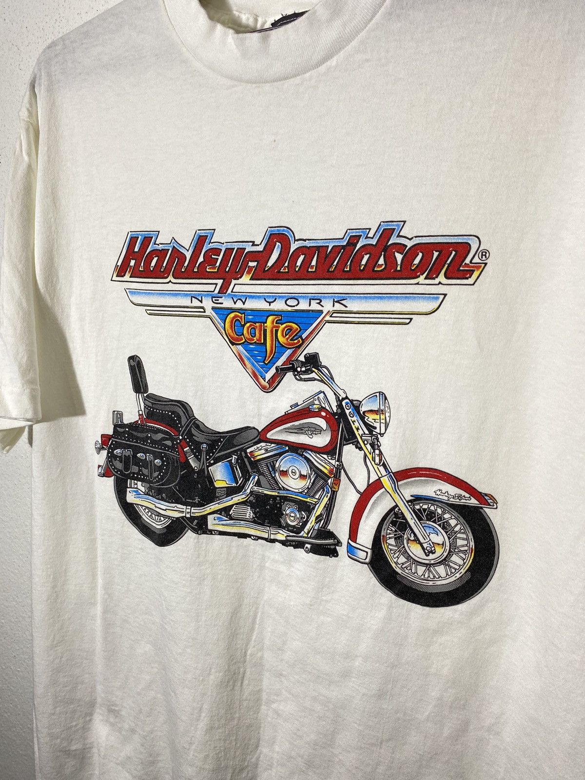 Harley Davidson × Vintage vintage harley davidson new york cafe bike Size US L / EU 52-54 / 3 - 3 Thumbnail