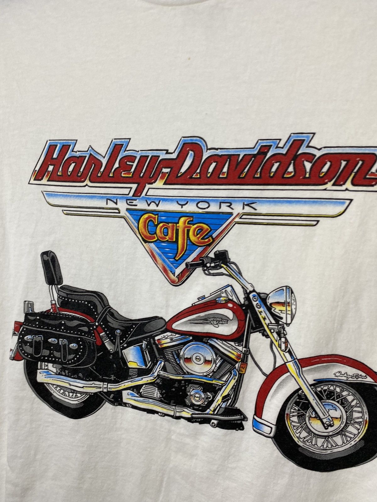 Harley Davidson × Vintage vintage harley davidson new york cafe bike Size US L / EU 52-54 / 3 - 9 Thumbnail