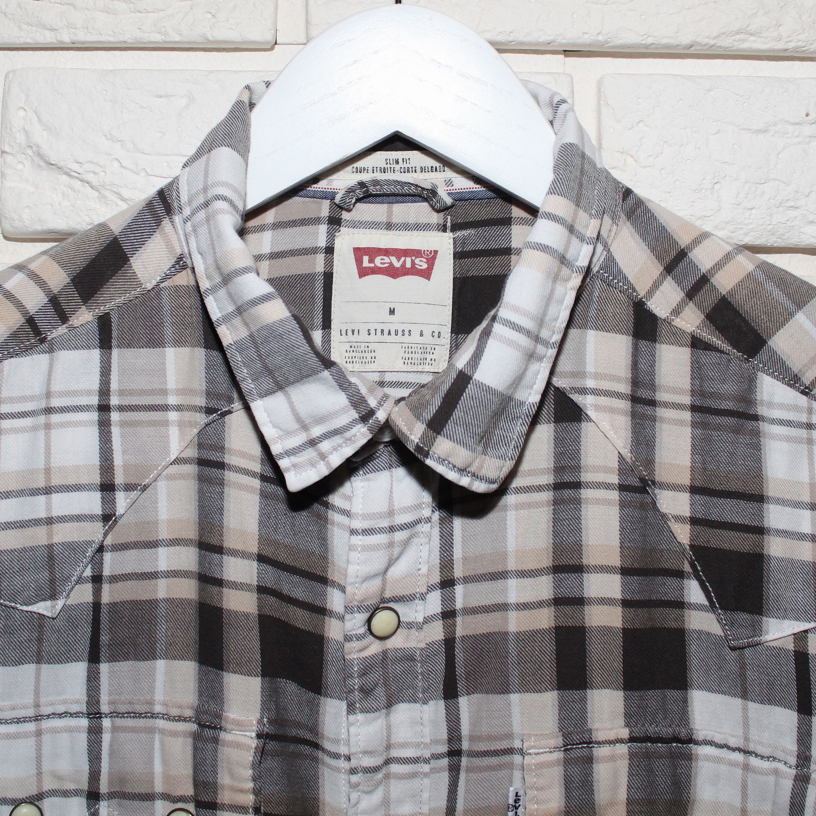 Levi's Levi's Beige Longsleeve Shirt Size M Size US M / EU 48-50 / 2 - 9 Thumbnail