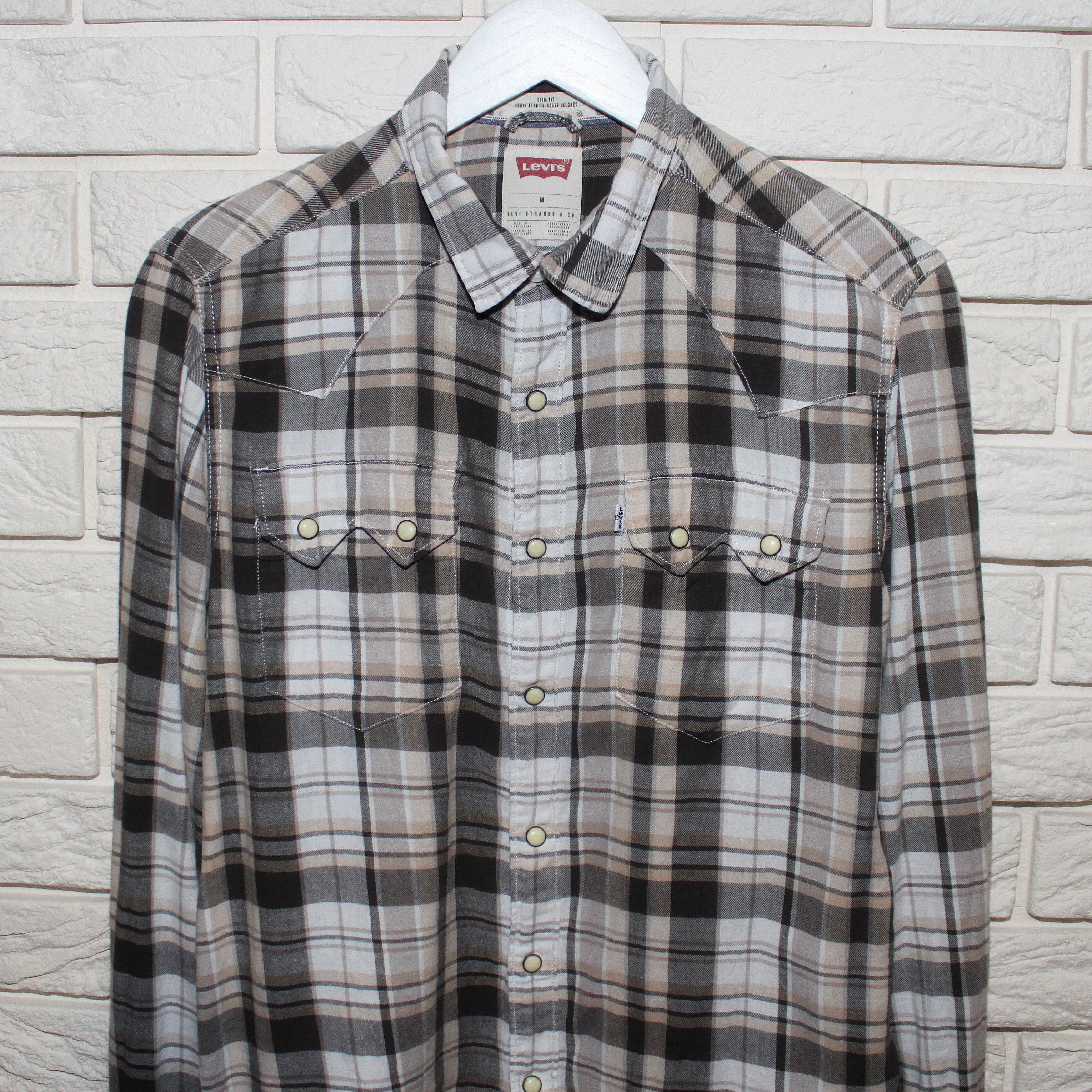 Levi's Levi's Beige Longsleeve Shirt Size M Size US M / EU 48-50 / 2 - 1 Thumbnail