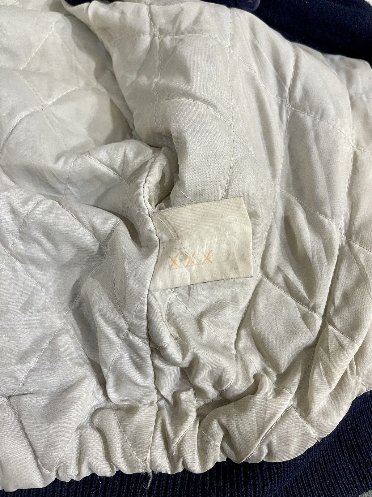 Japanese Brand × Vintage VINTAGE90s🔥🔥NIKKEI 120th ANNIVERSARY WOOL VARSITY JACKET Size US M / EU 48-50 / 2 - 11 Thumbnail