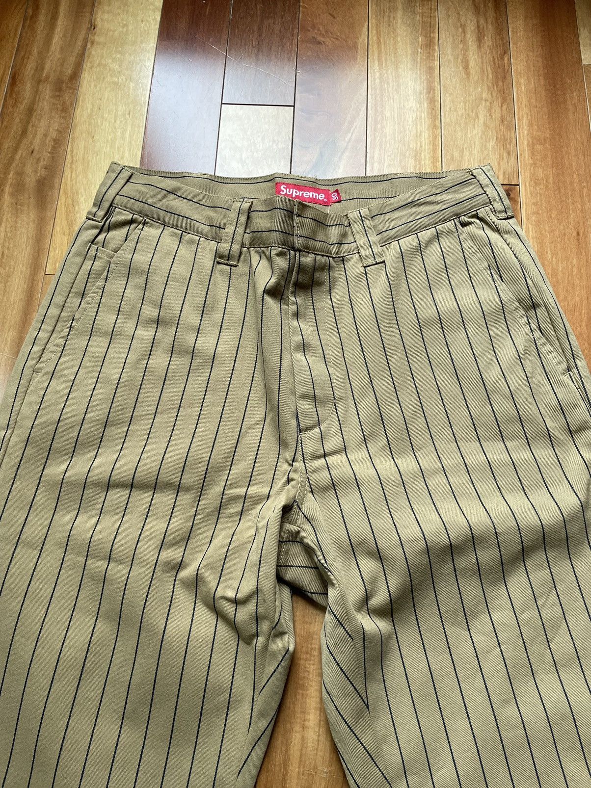 Supreme Supreme Stripe Work Pants Size US 30 / EU 46 - 3 Thumbnail