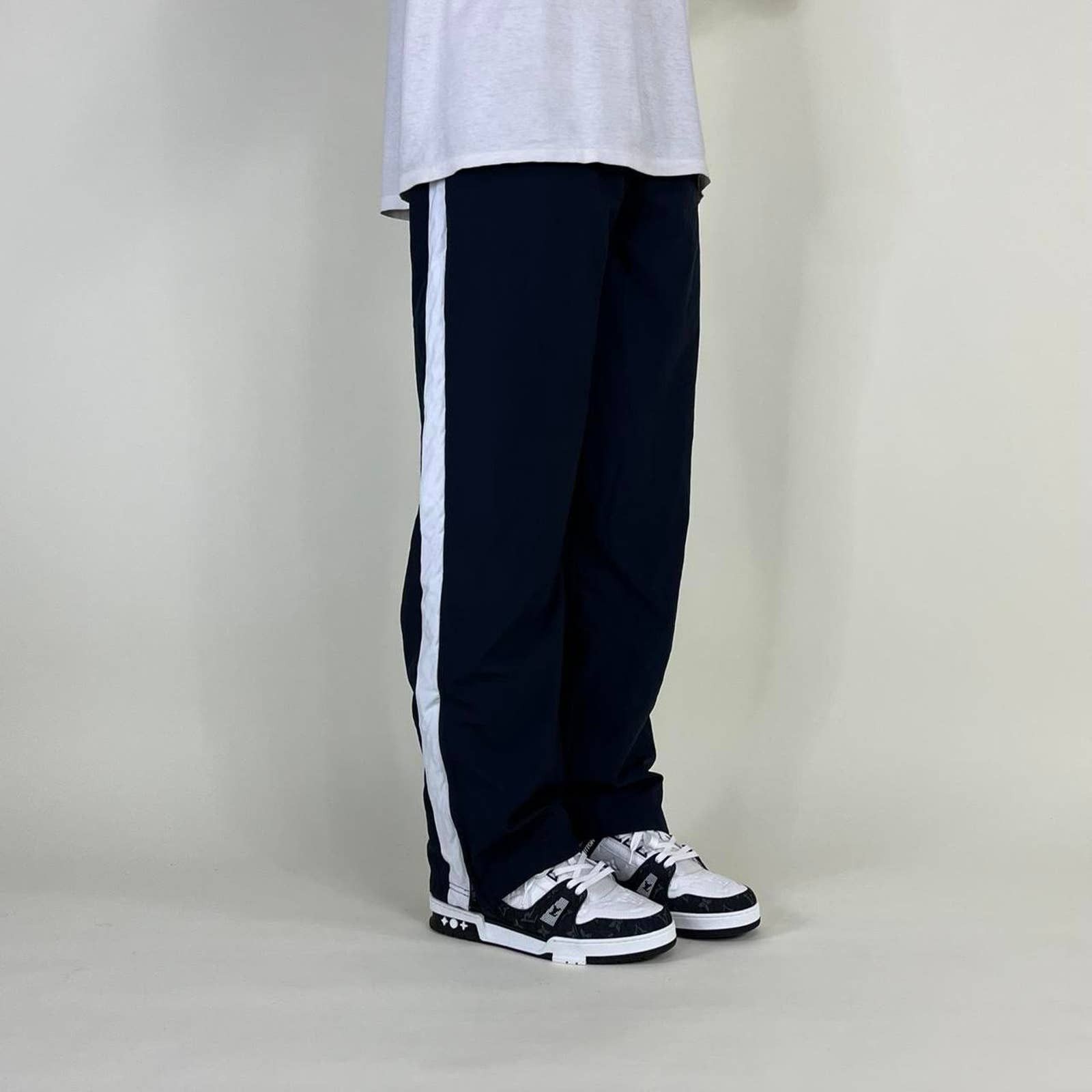 Vintage Nike Navy Blue Essential Trackpants / Sweatpants