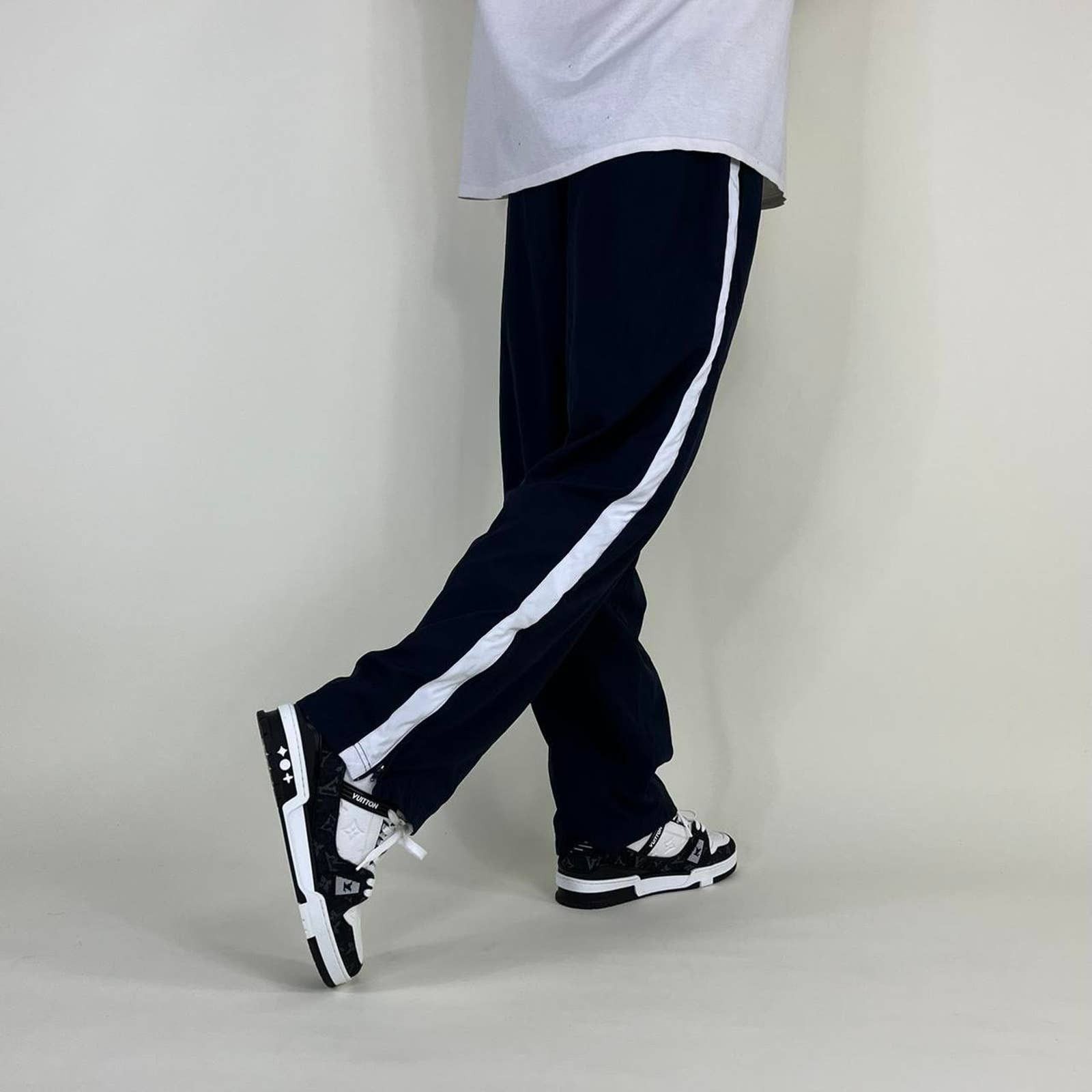 Vintage Nike Navy Blue Essential Trackpants / Sweatpants