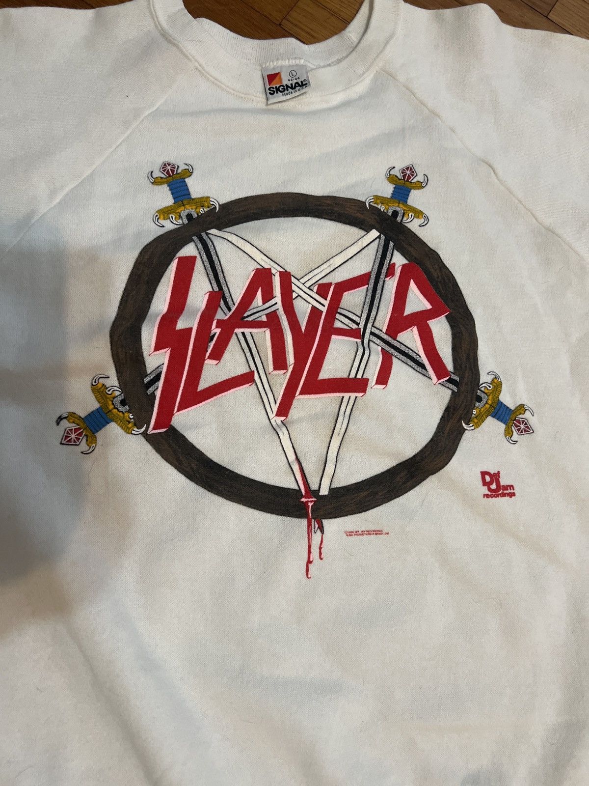 Slayer Slayer 1990 Sweater Def Jam on a Signal Tag | Grailed