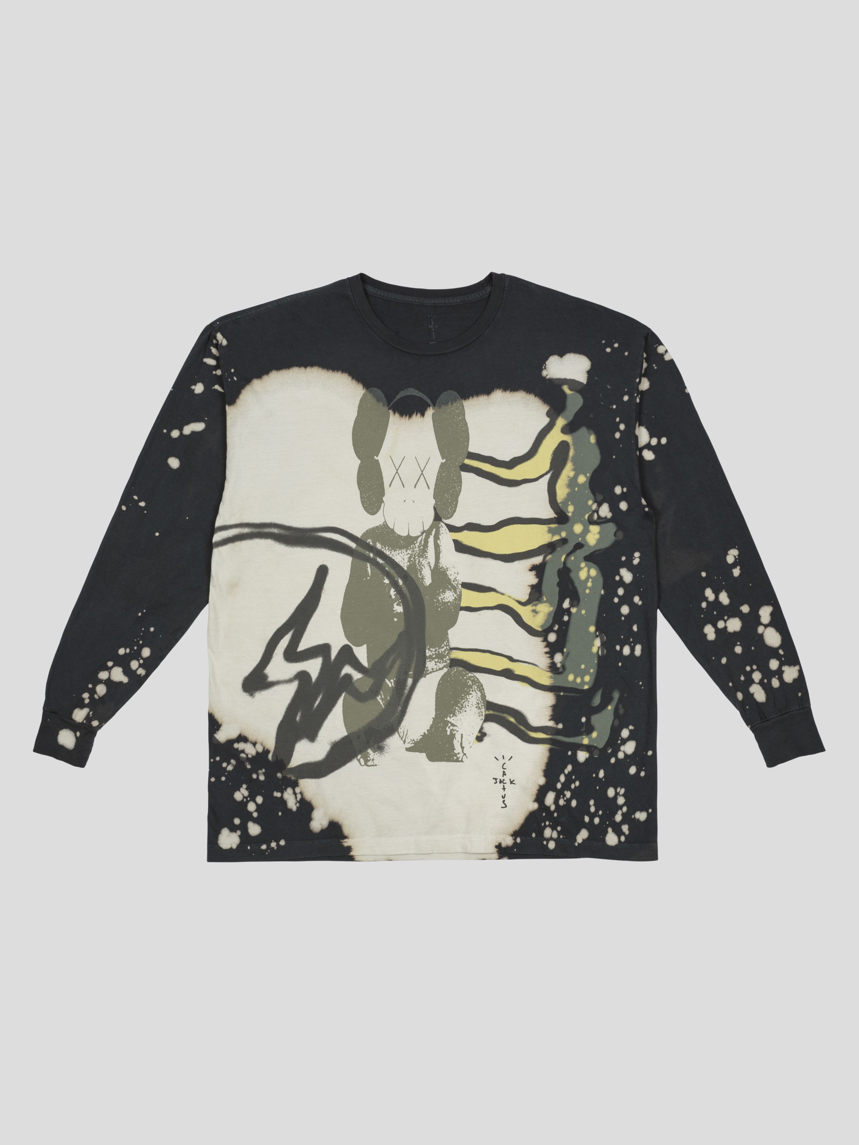 travis scott fragment kaws t shirt