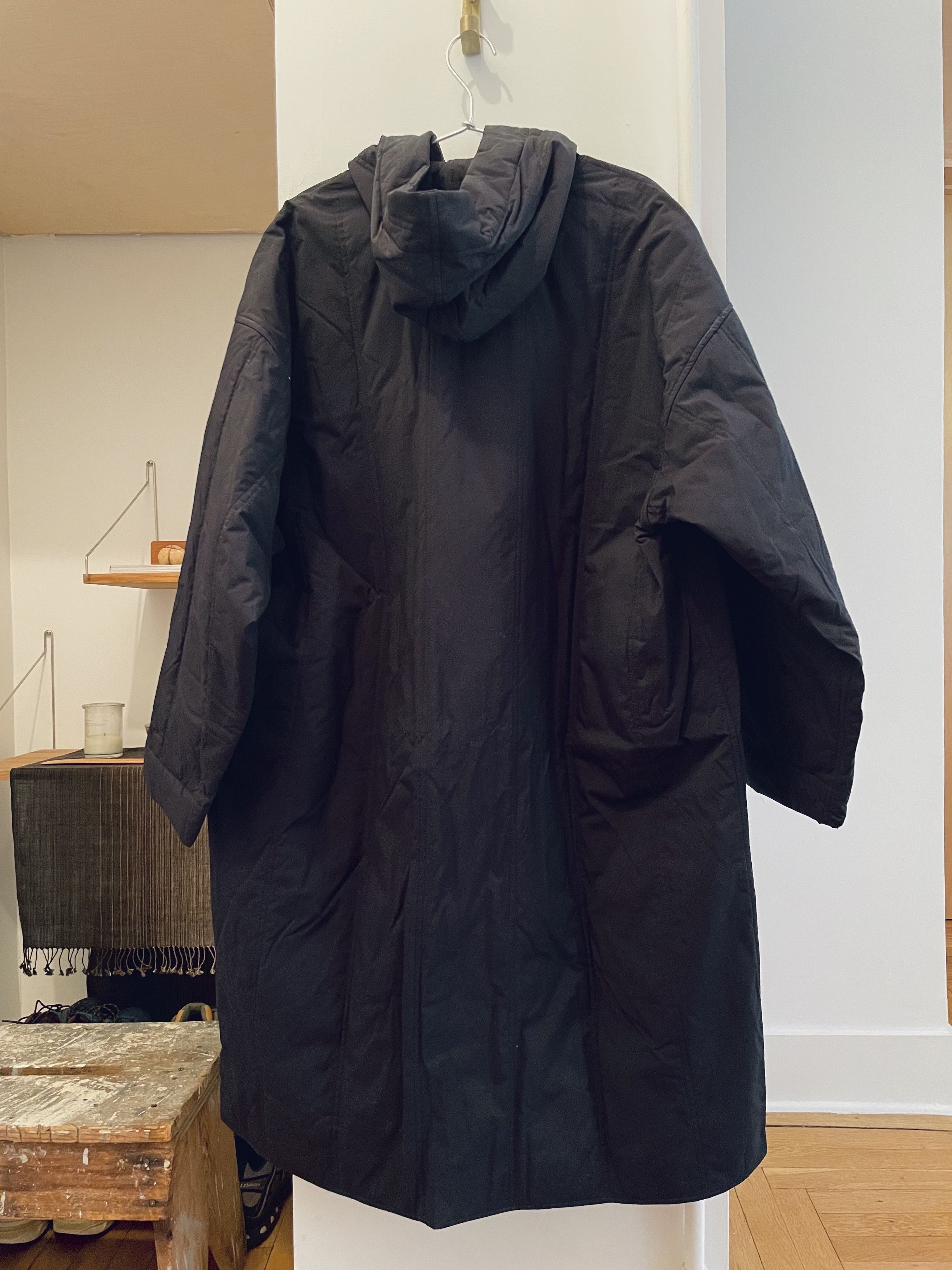 s.k. manor hill Canopy Coat – Black Quilted Nylon Size US S / EU 44-46 / 1 - 2 Thumbnail