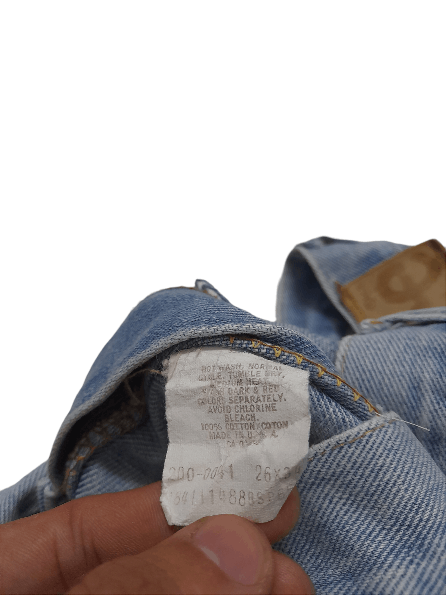 Lee × Vintage 80s LEE Talon 42 Denim (E102) Size US 26 / EU 42 - 8 Thumbnail