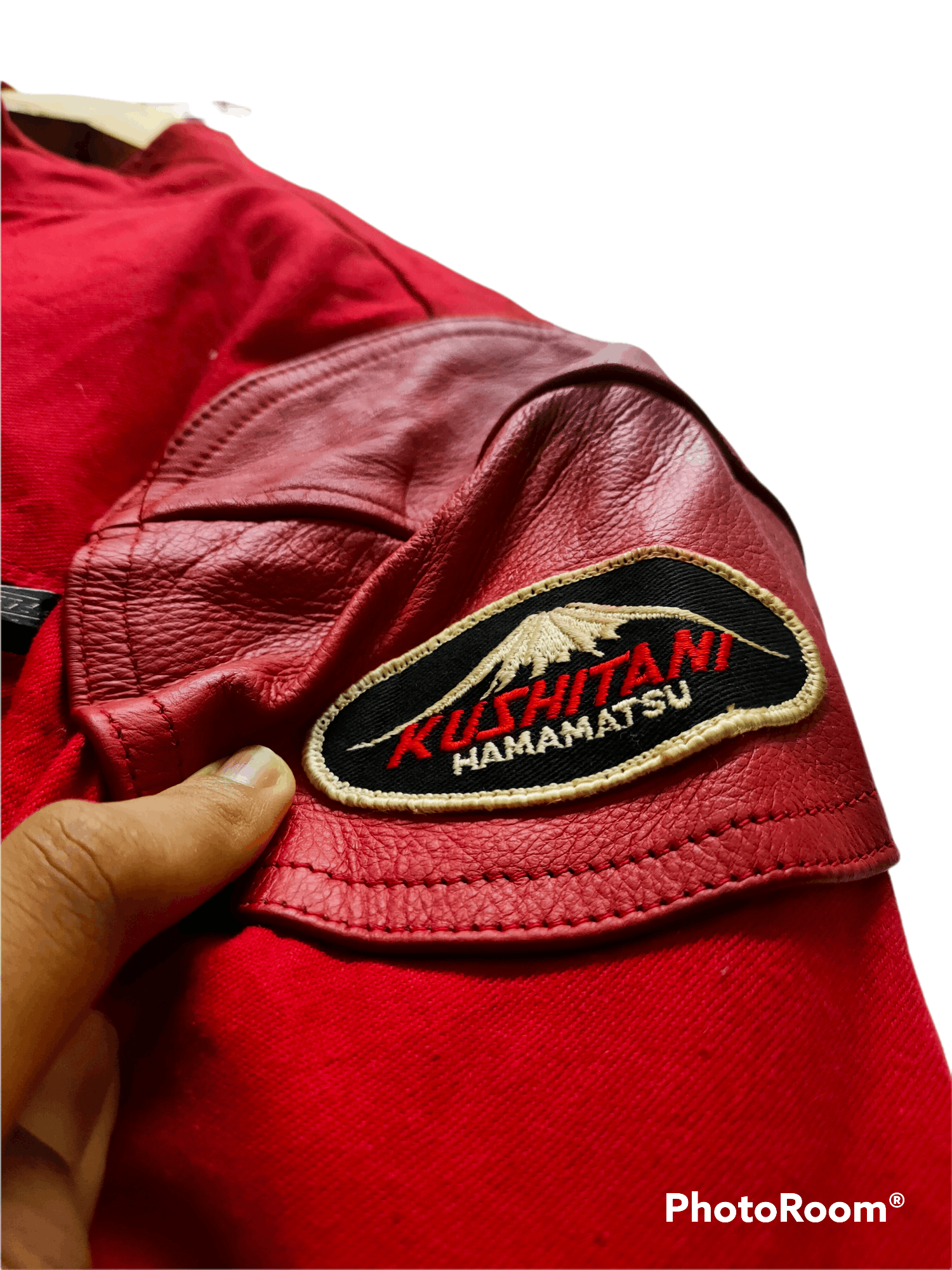 Vintage Khushitani Hamamatsu zip jacket Moto red Size US S / EU 44-46 / 1 - 4 Thumbnail