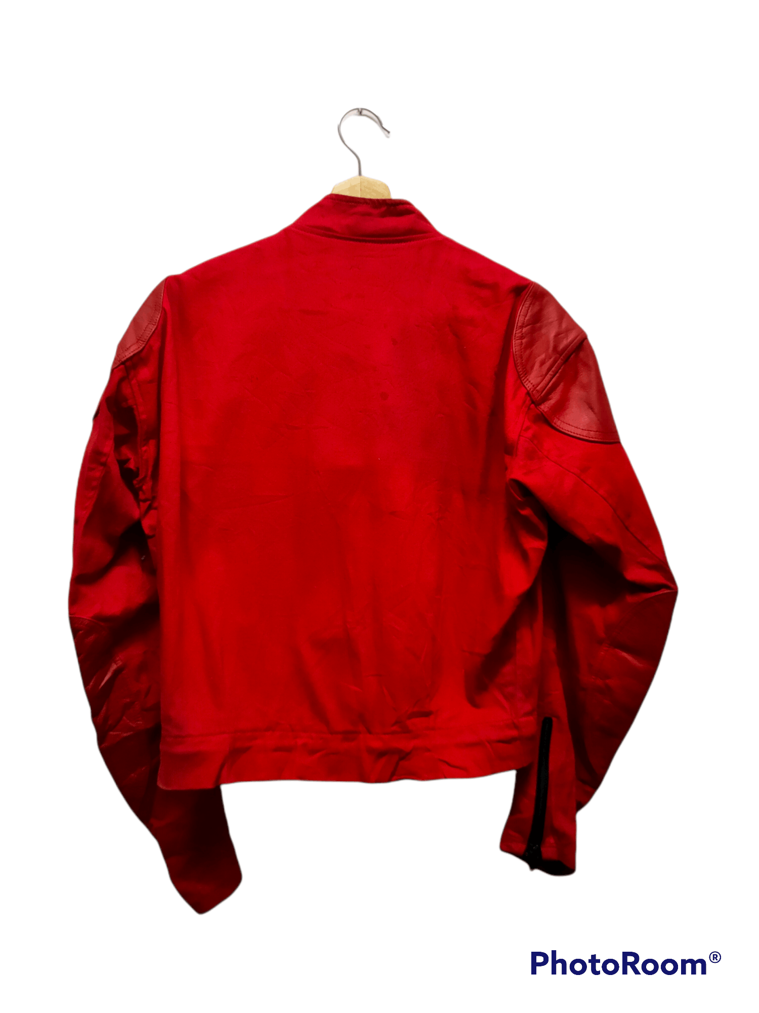 Vintage Khushitani Hamamatsu zip jacket Moto red Size US S / EU 44-46 / 1 - 5 Thumbnail