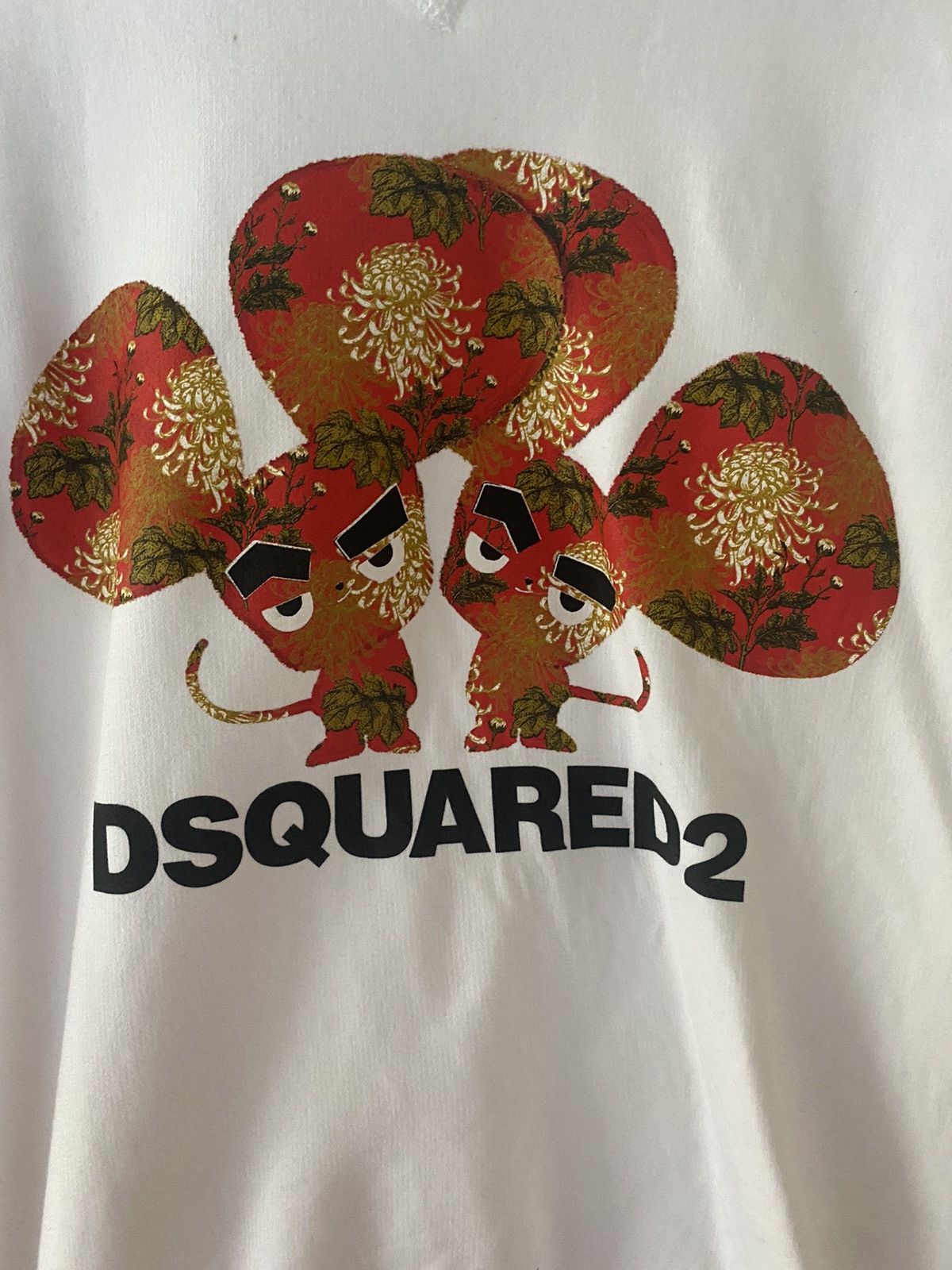 Dsquared2 logo print cotton crewneck sweater DS2 🇮🇹