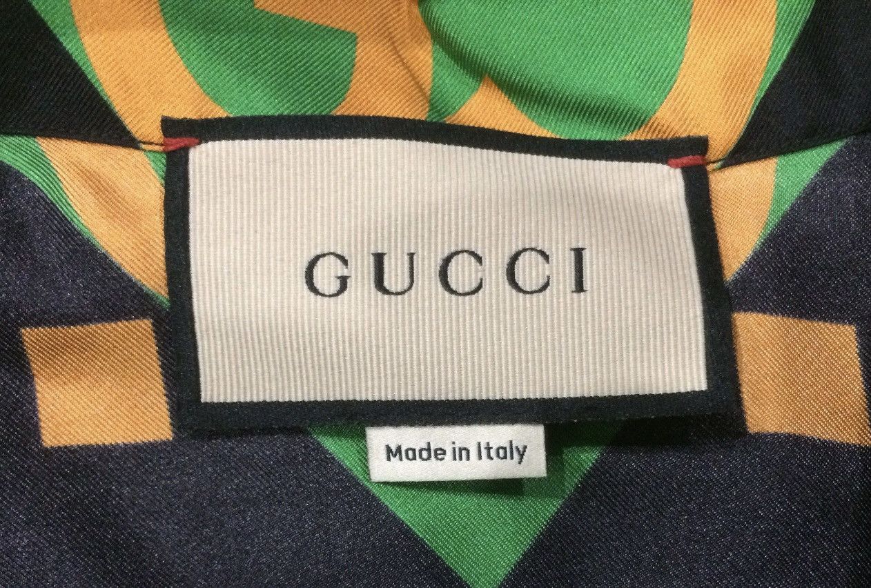 Gucci 💥FINAL💥BNWT GUCCI Geometric GG Silk Bowling Shirt Oversized Size US S / EU 44-46 / 1 - 8 Thumbnail