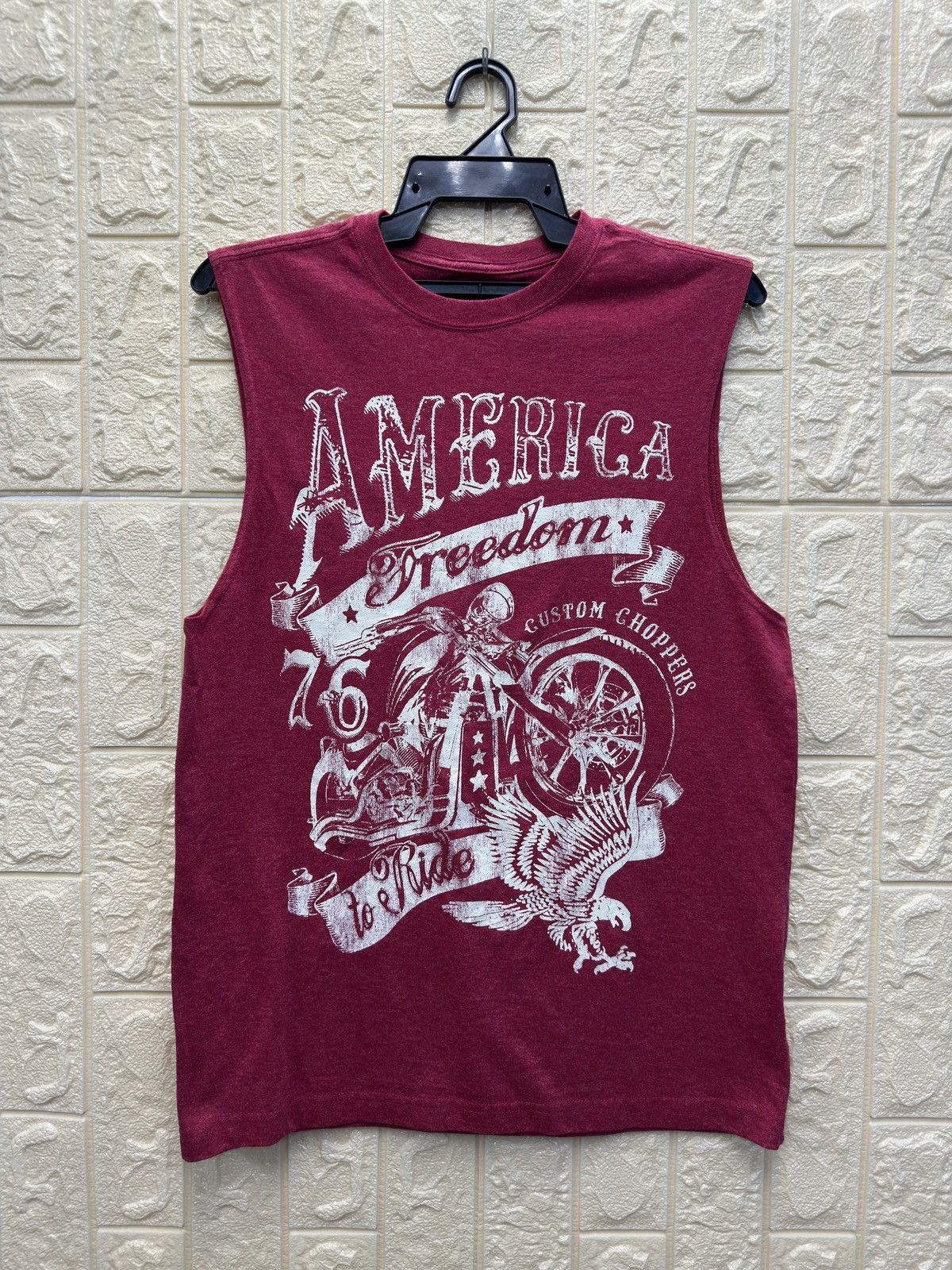 America Freedom Chopper Singlet Shirt-GR113