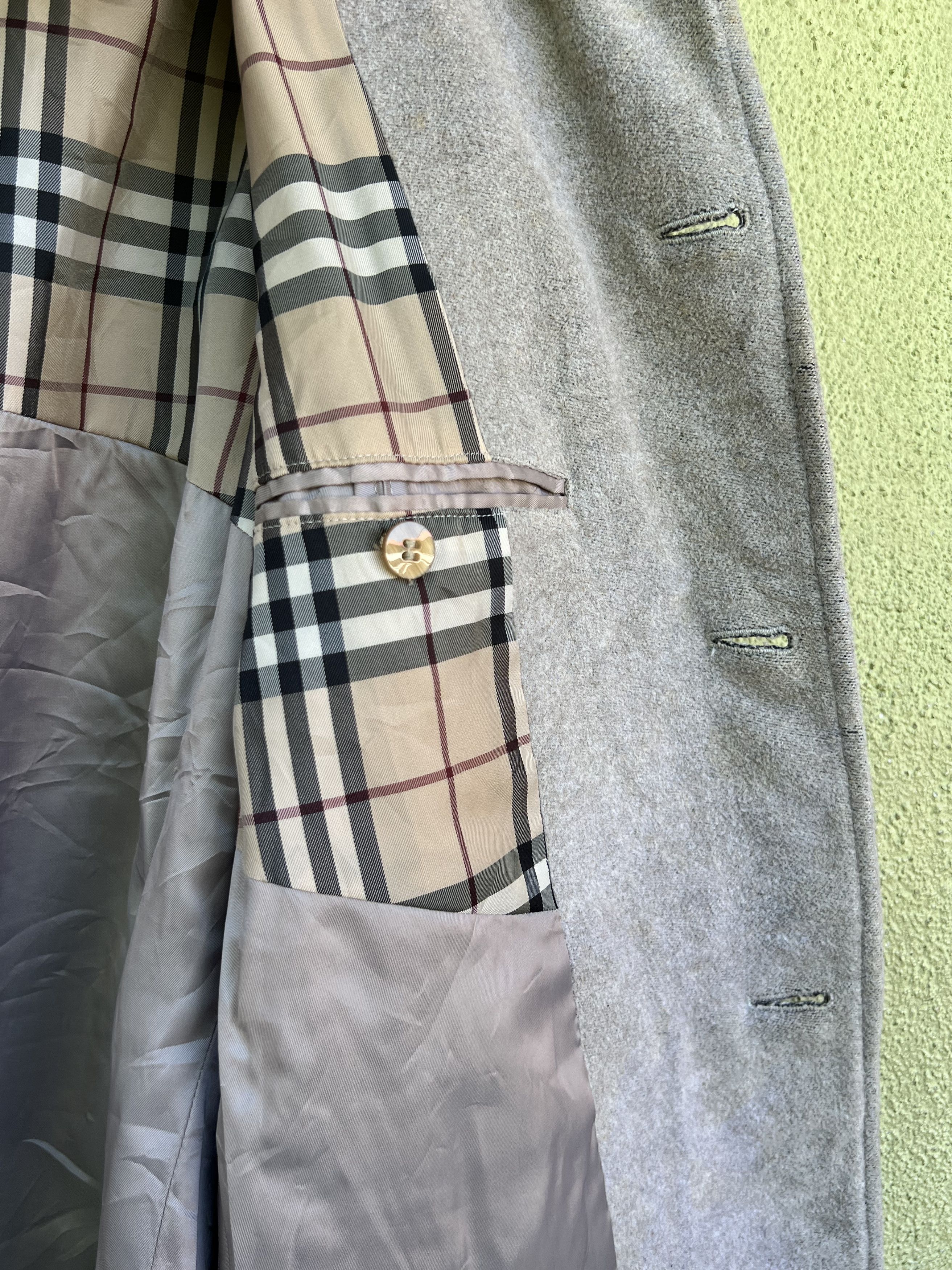 Burberry × Vintage Burberry wool jacket vintage single breasted soft wool Size US L / EU 52-54 / 3 - 2 Thumbnail