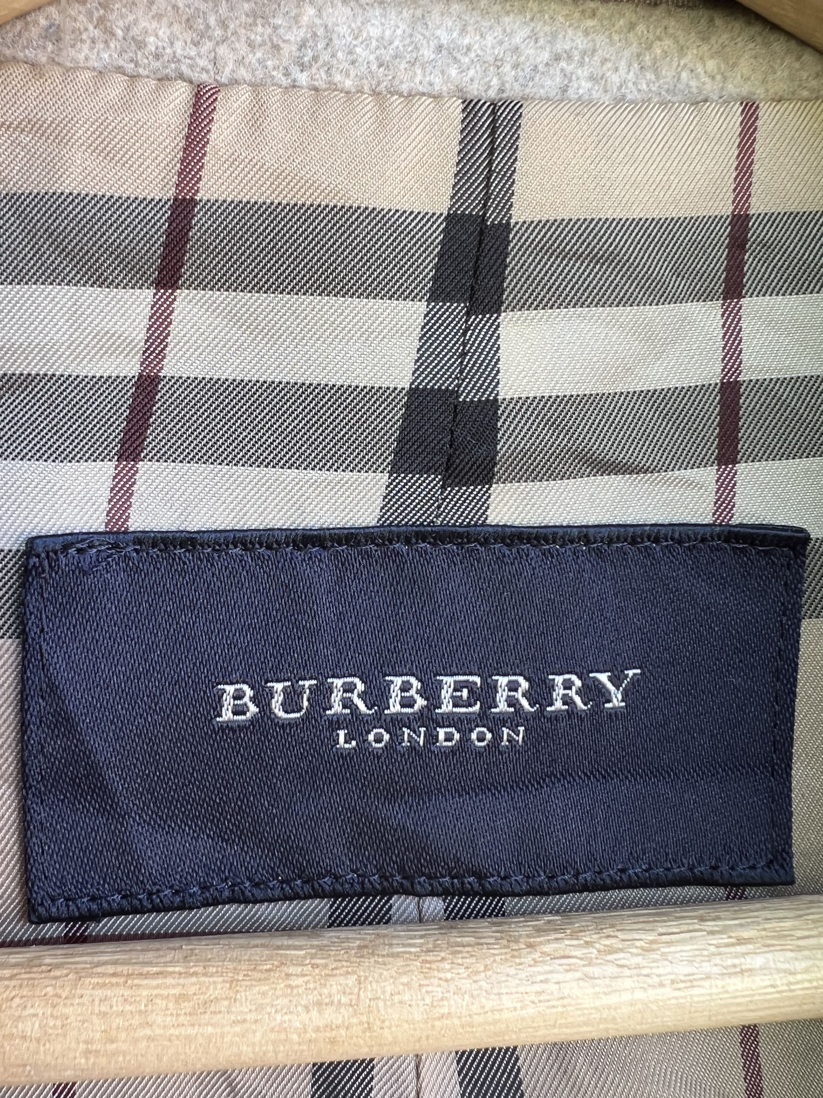 Burberry × Vintage Burberry wool jacket vintage single breasted soft wool Size US L / EU 52-54 / 3 - 10 Thumbnail