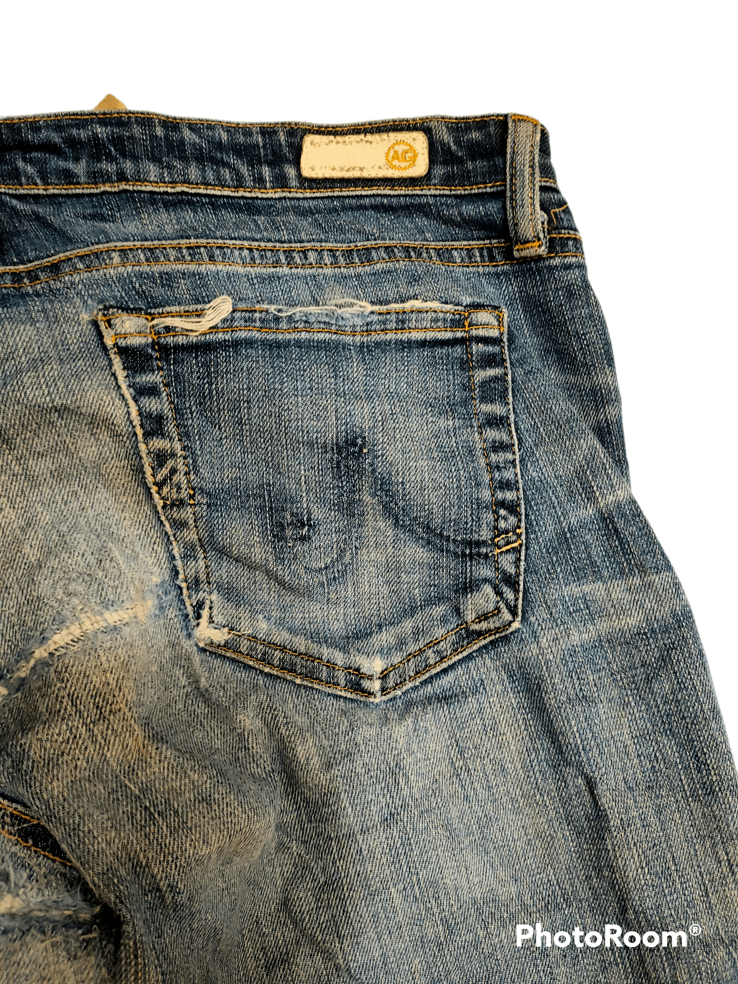 AG Adriano Goldschmied Vintage denim angel boot cut distressed Size US 30 / EU 46 - 8 Thumbnail