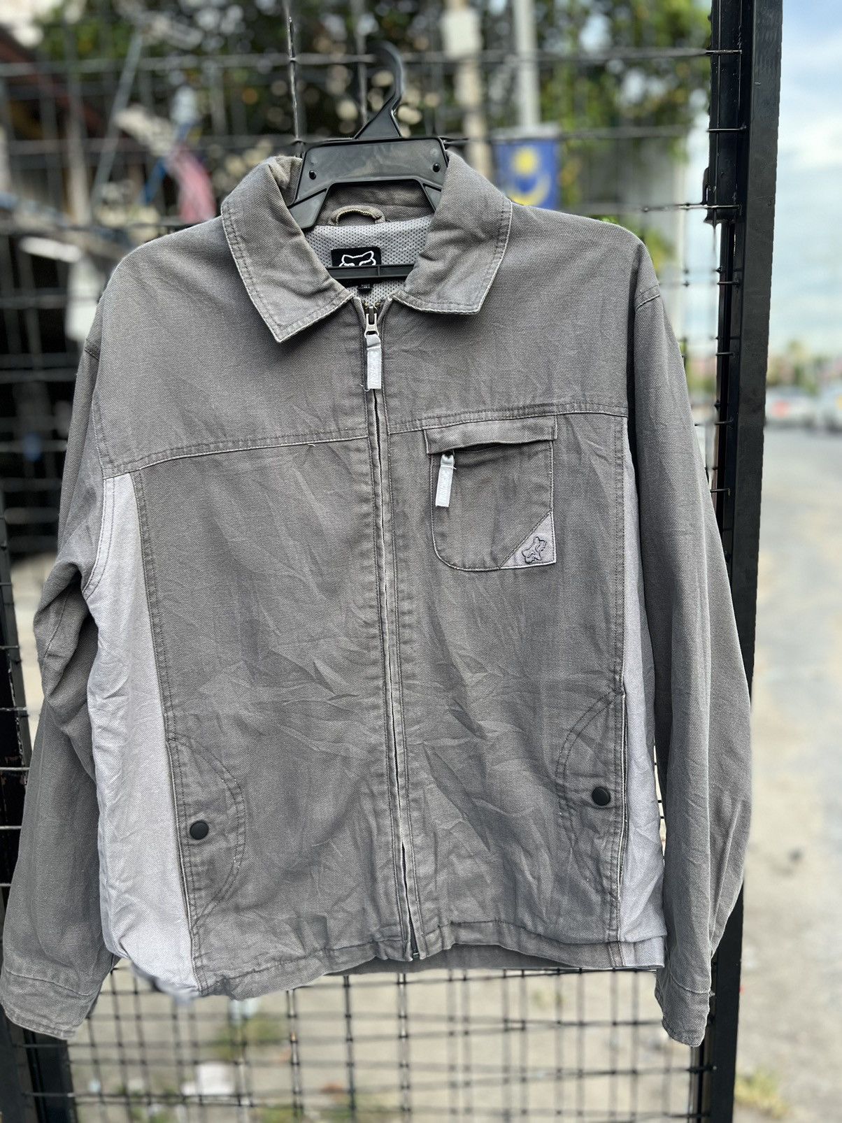 Fox Racing Hot🔥fox racing Moto zipper jacket denim Size US M / EU 48-50 / 2 - 1 Thumbnail
