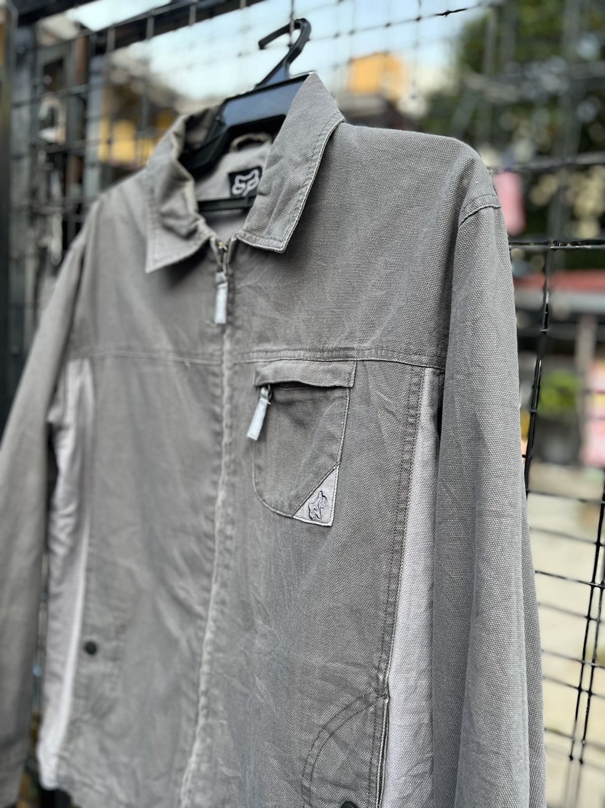 Fox Racing Hot🔥fox racing Moto zipper jacket denim Size US M / EU 48-50 / 2 - 6 Thumbnail