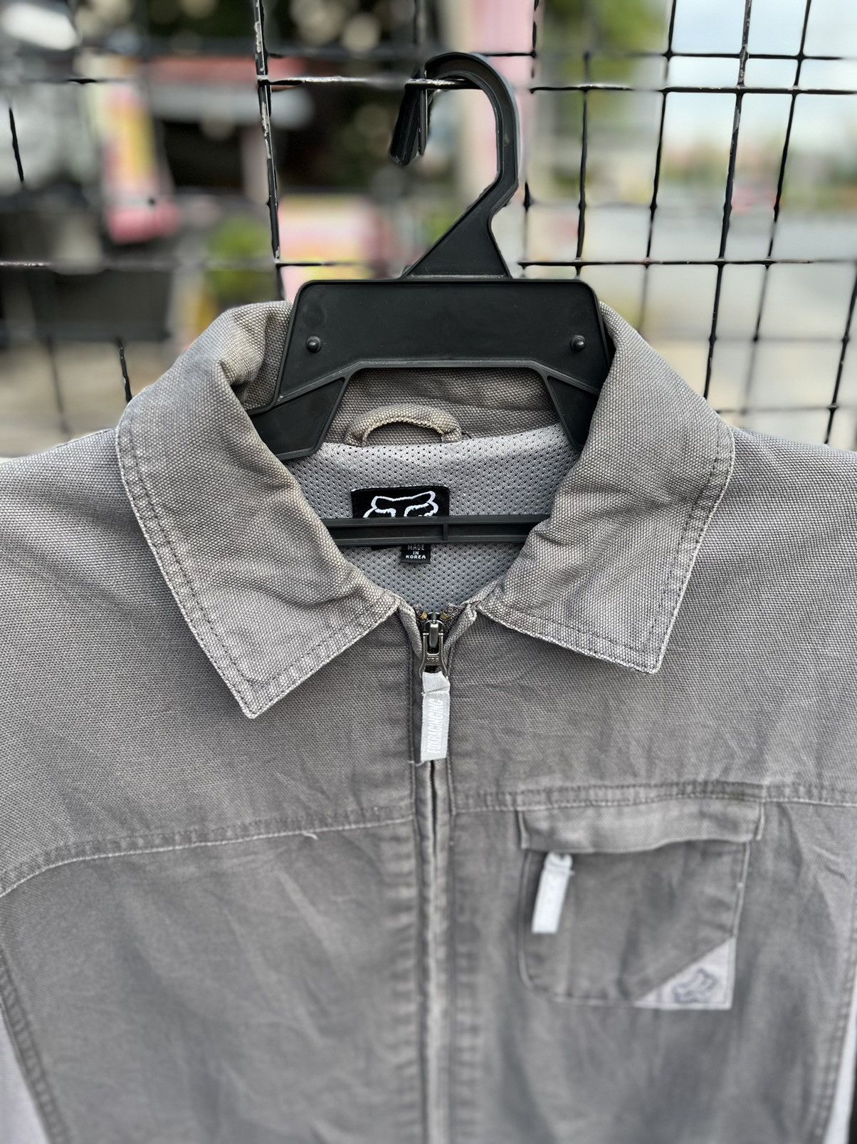 Fox Racing Hot🔥fox racing Moto zipper jacket denim Size US M / EU 48-50 / 2 - 2 Thumbnail