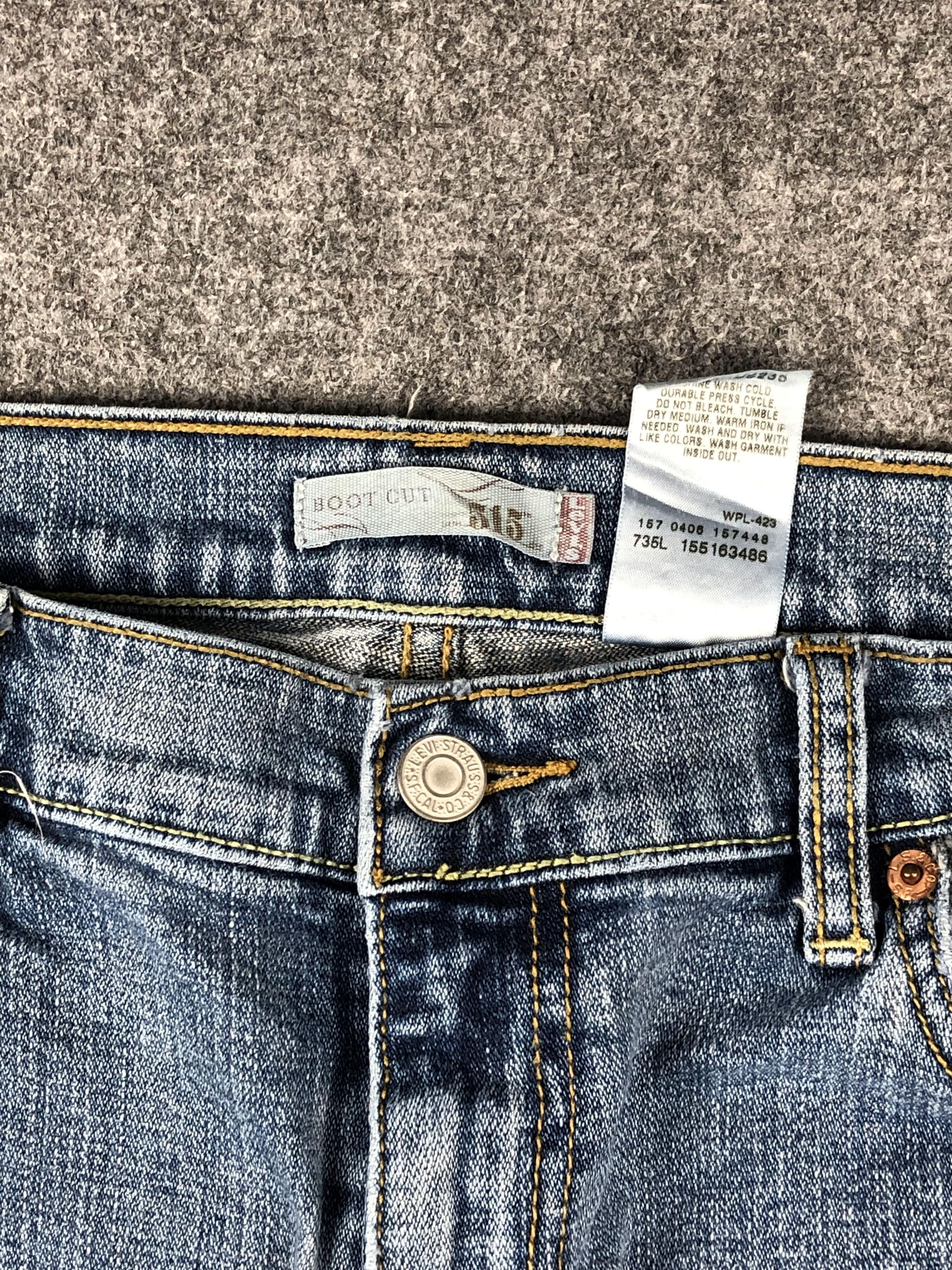 Levi's × Vintage Vintage Levis 515 Faded Blue Women Jeans DP2271 Size US 34 / EU 50 - 9 Thumbnail