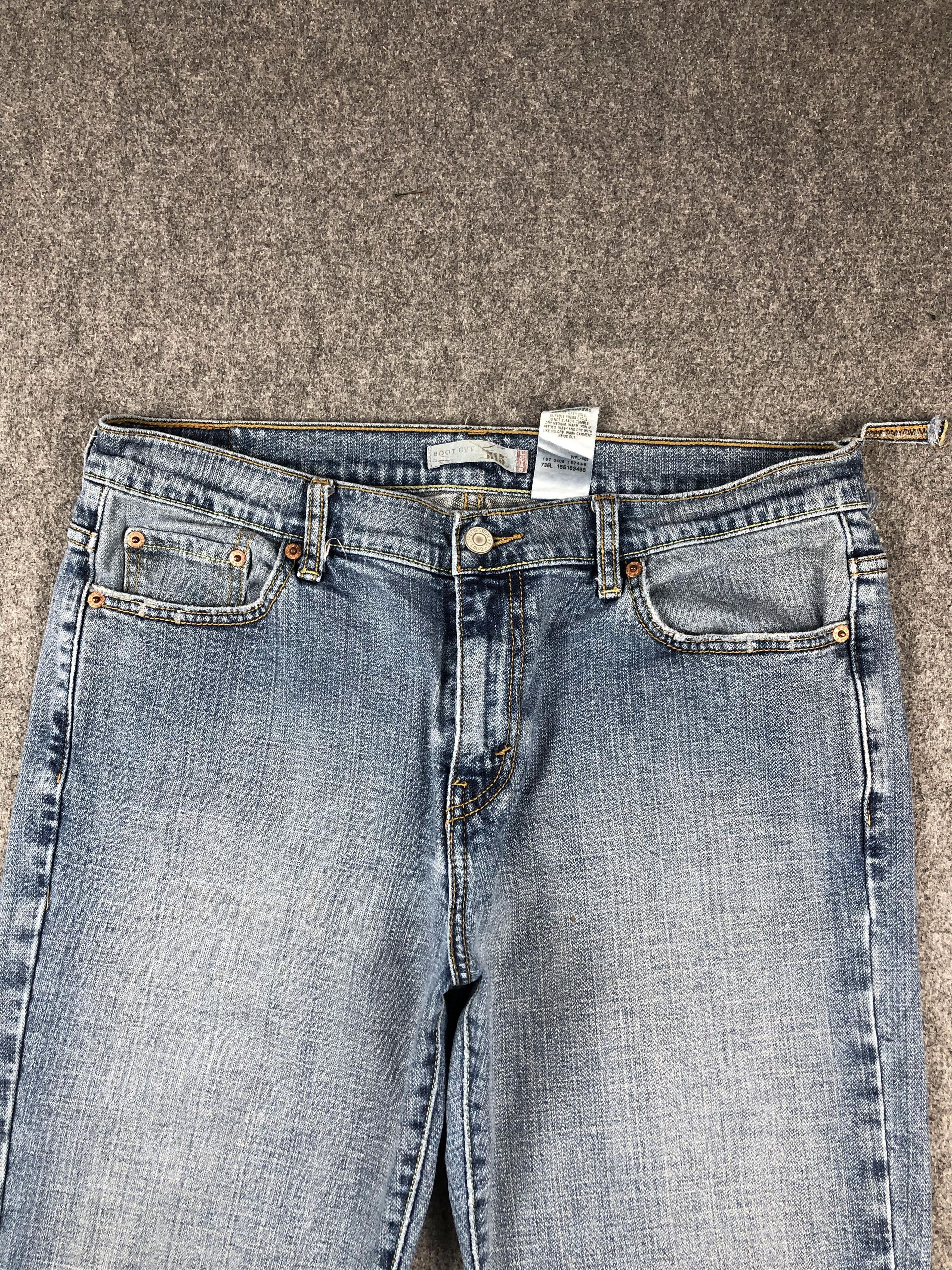 Levi's × Vintage Vintage Levis 515 Faded Blue Women Jeans DP2271 Size US 34 / EU 50 - 2 Thumbnail