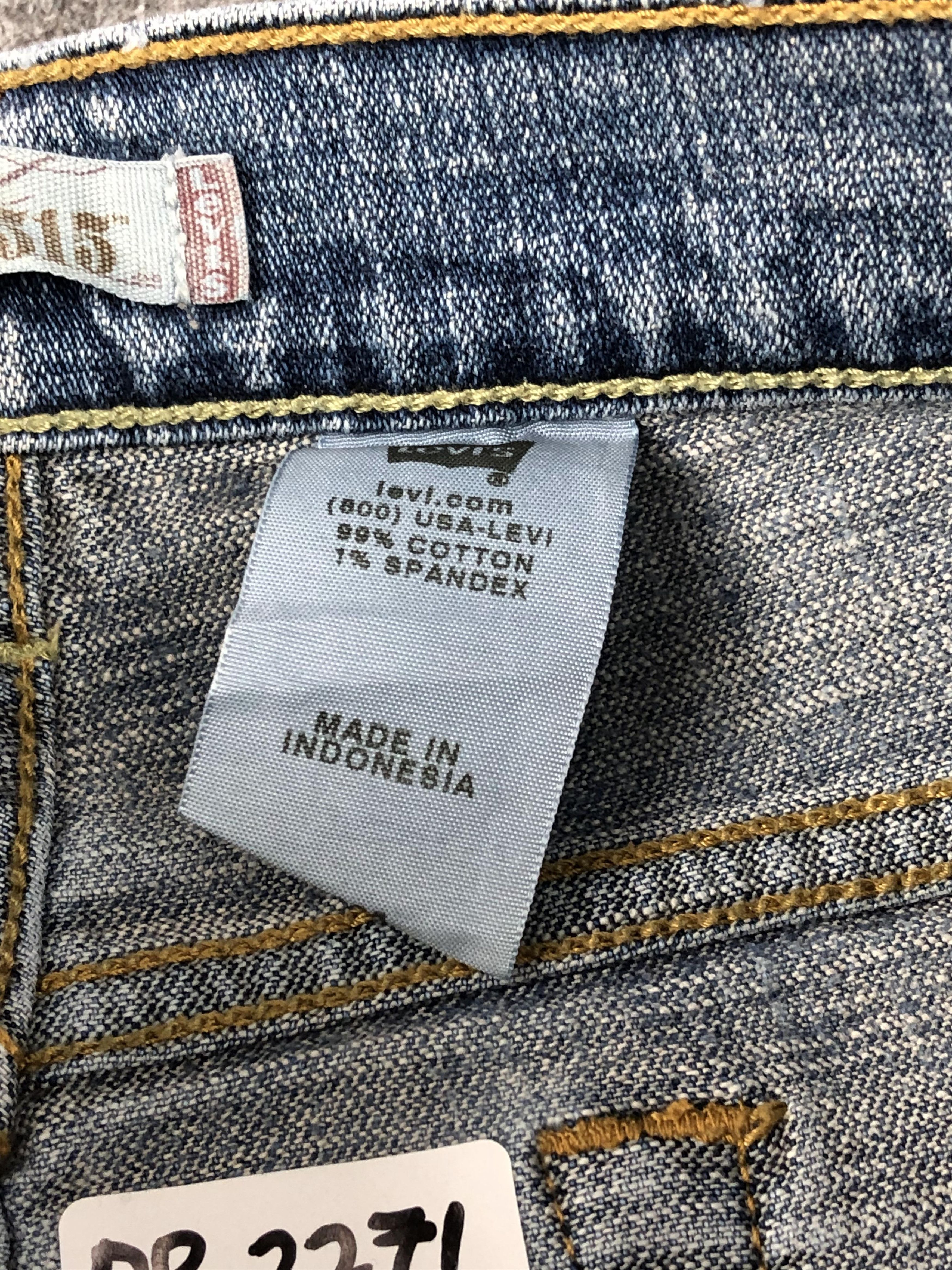 Levi's × Vintage Vintage Levis 515 Faded Blue Women Jeans DP2271 Size US 34 / EU 50 - 6 Thumbnail
