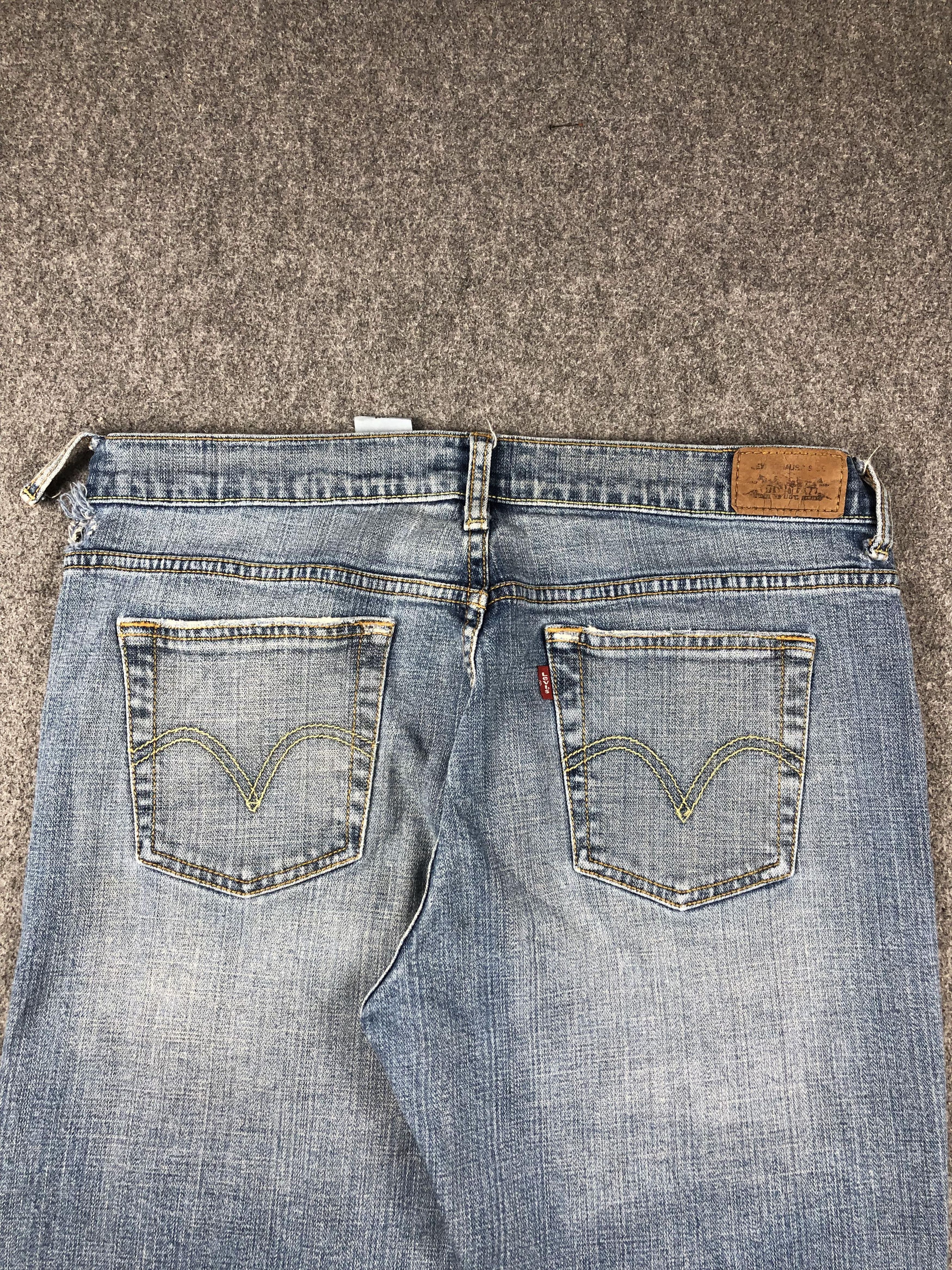 Levi's × Vintage Vintage Levis 515 Faded Blue Women Jeans DP2271 Size US 34 / EU 50 - 4 Thumbnail