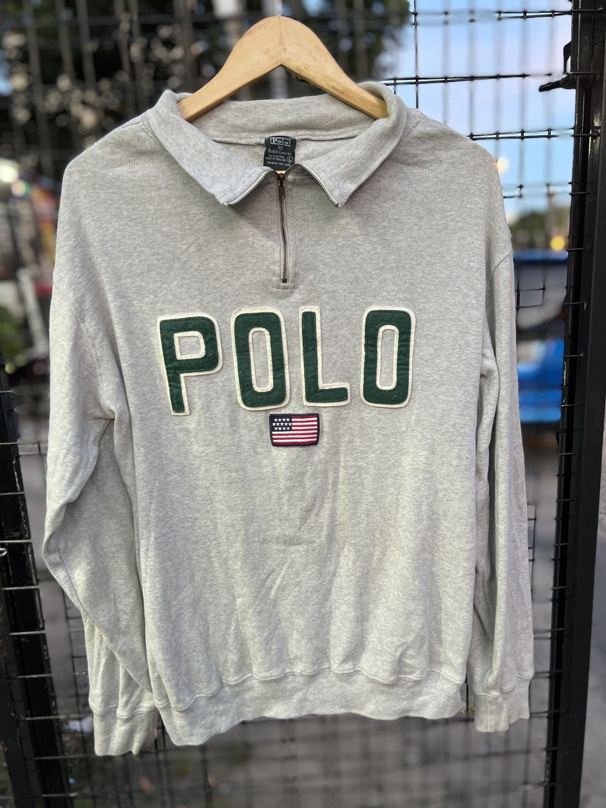 Polo Ralph Lauren Polo Ralph Lauren sports vintage 90s sweatshirt LOGO 🔥 Size US L / EU 52-54 / 3 - 1 Thumbnail