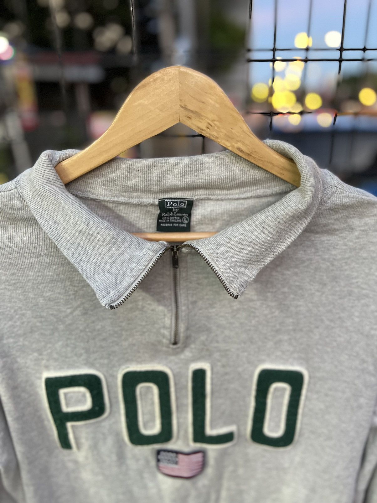 Polo Ralph Lauren Polo Ralph Lauren sports vintage 90s sweatshirt LOGO 🔥 Size US L / EU 52-54 / 3 - 3 Thumbnail