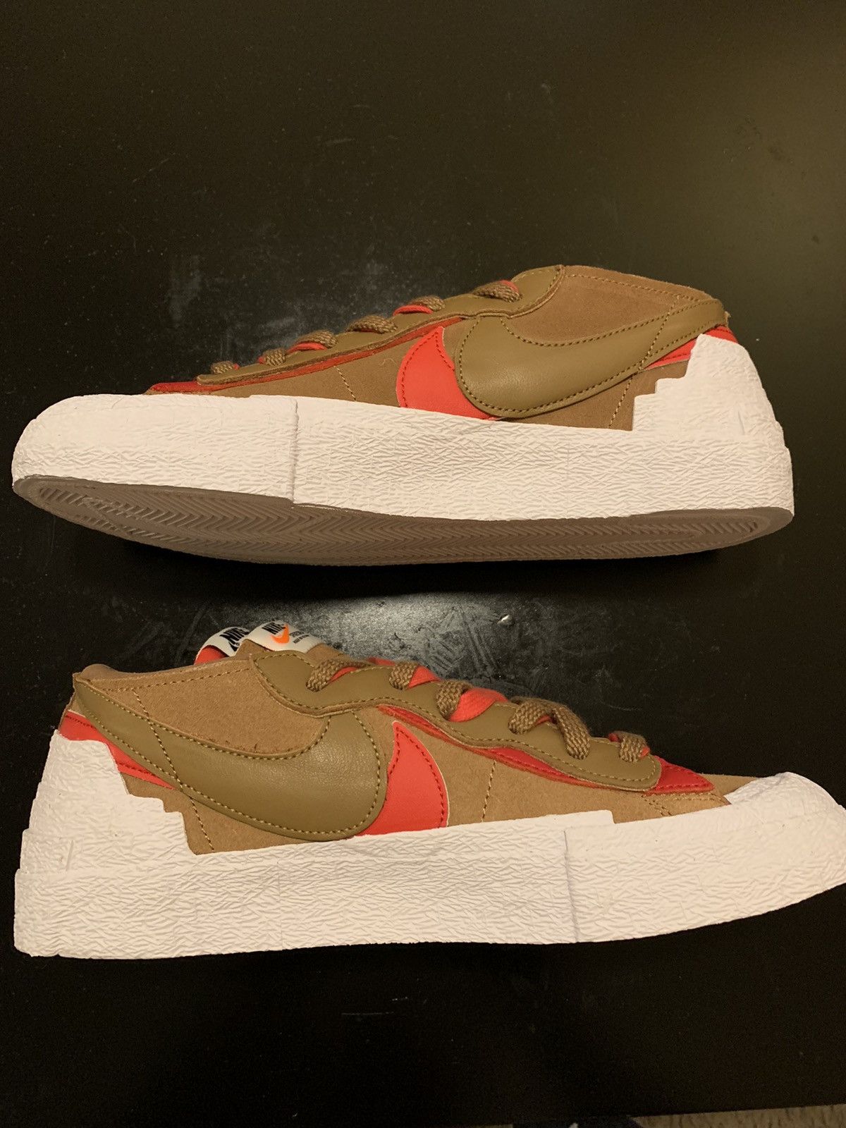 Nike × Sacai Nike Sacai Blazer Low British Tan Size US 9 / EU 42 - 2 Thumbnail
