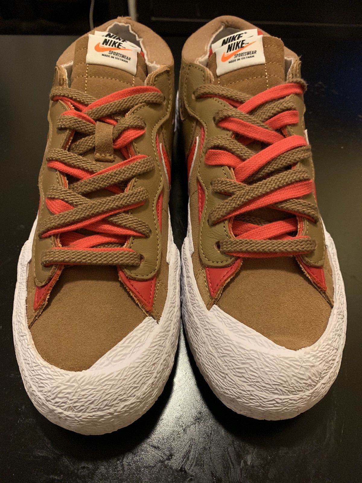 Nike × Sacai Nike Sacai Blazer Low British Tan Size US 9 / EU 42 - 3 Thumbnail