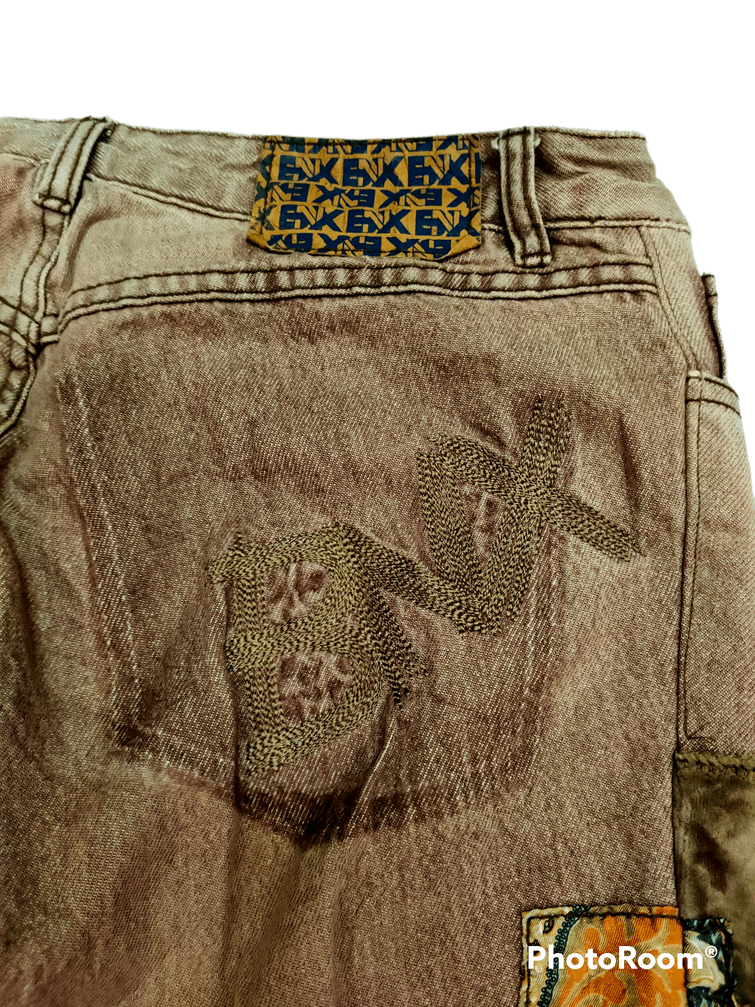 Vintage VINTAGE BNX denim patchwork distressed inspired kapital Size US 30 / EU 46 - 2 Thumbnail