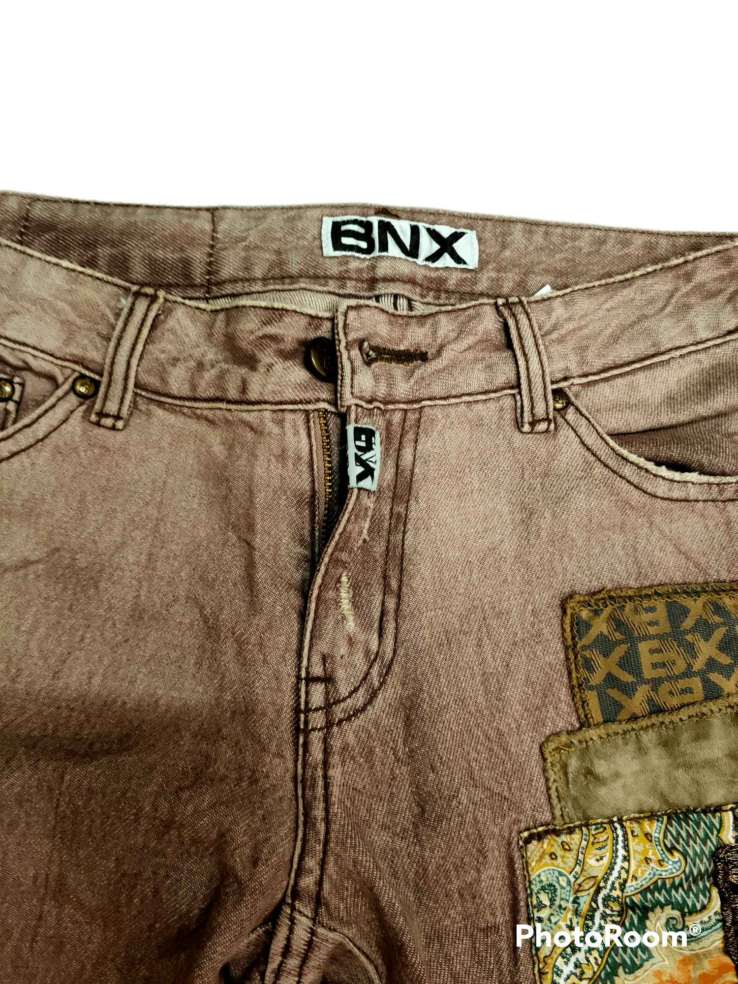 Vintage VINTAGE BNX denim patchwork distressed inspired kapital Size US 30 / EU 46 - 8 Thumbnail