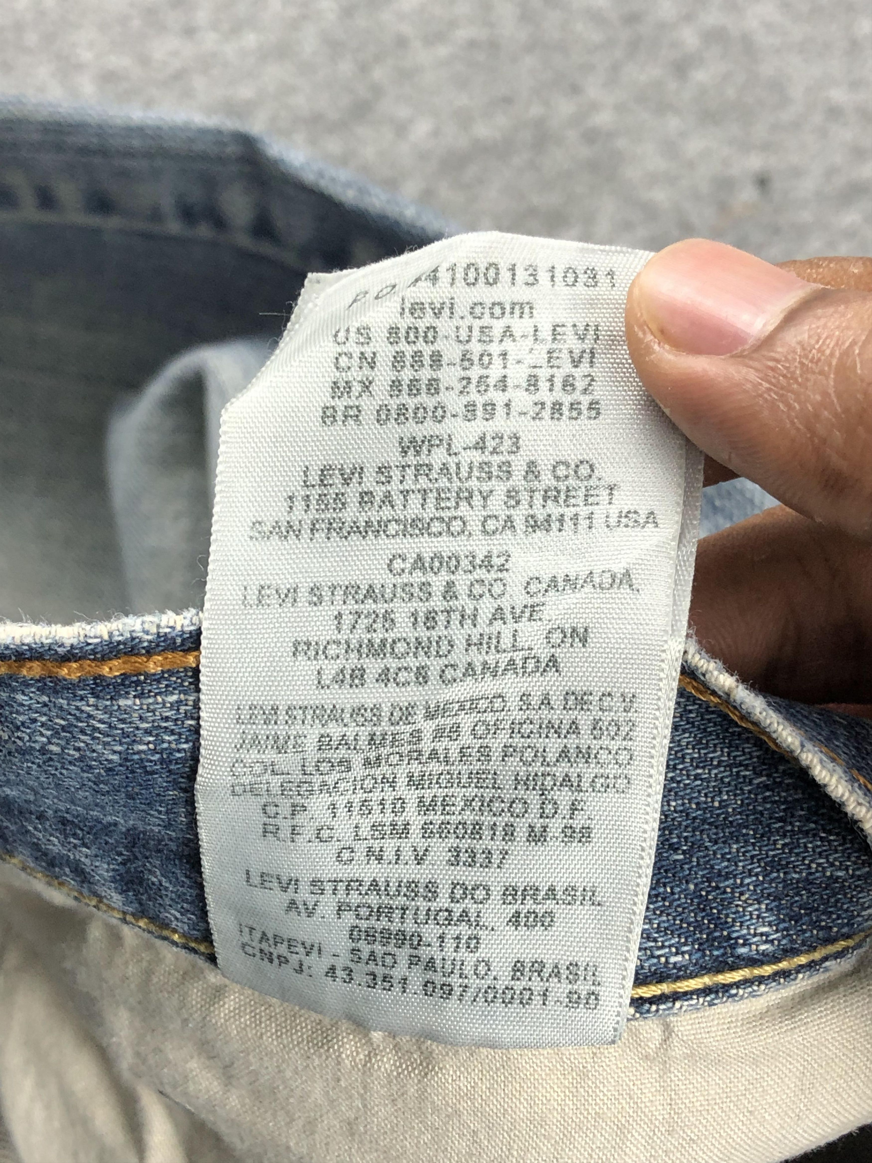 Levi's Vintage Levis 559 Faded Blue Jeans DP2272 Size US 36 / EU 52 - 8 Thumbnail