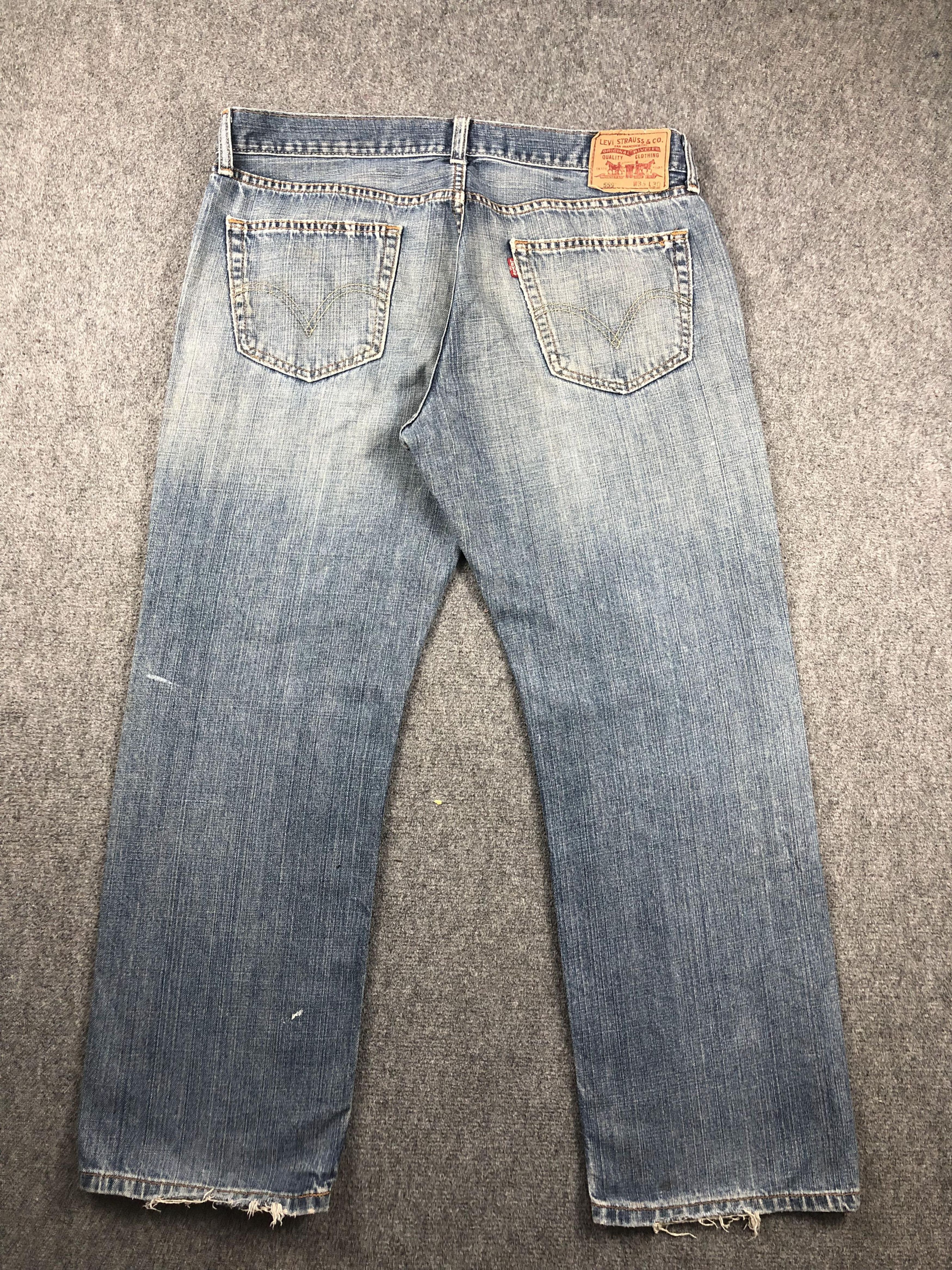 Levi's Vintage Levis 559 Faded Blue Jeans DP2272 Size US 36 / EU 52 - 3 Thumbnail