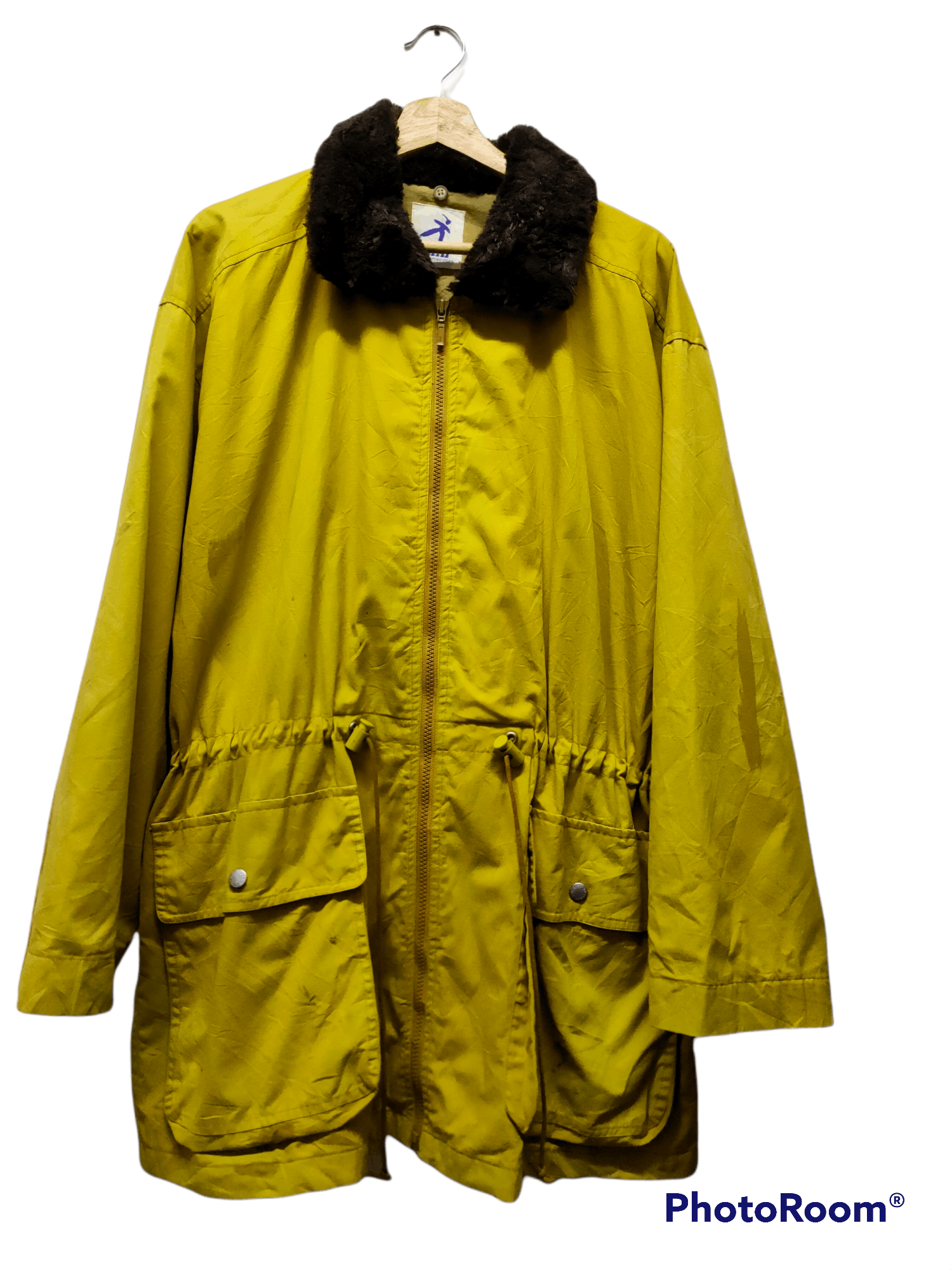 Hai sporting gear issey miyake long jacket zip pocket