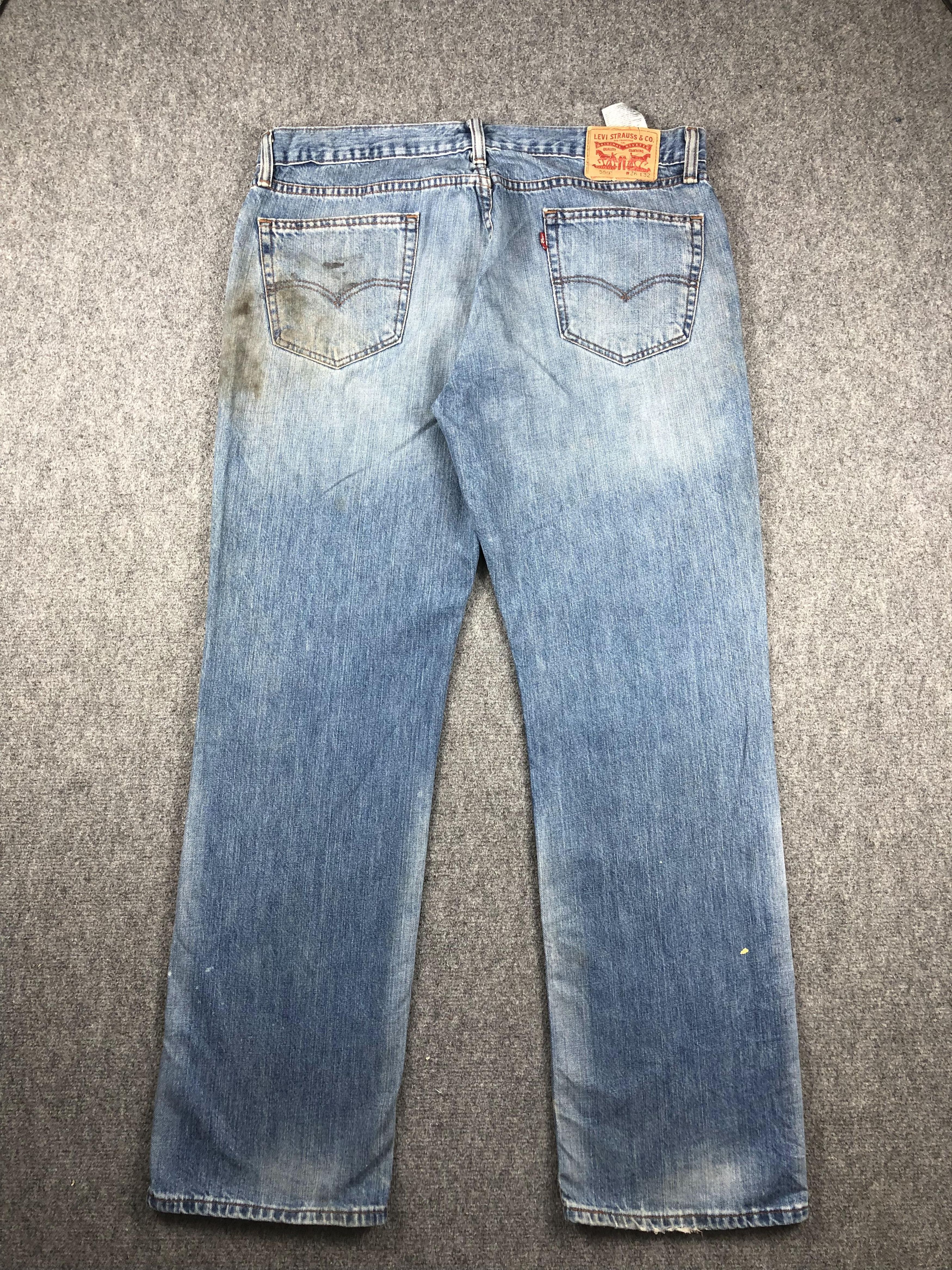 Levi's Vintage Levis 559 Faded Blue Jeans DP2273 Size US 38 / EU 54 - 3 Thumbnail