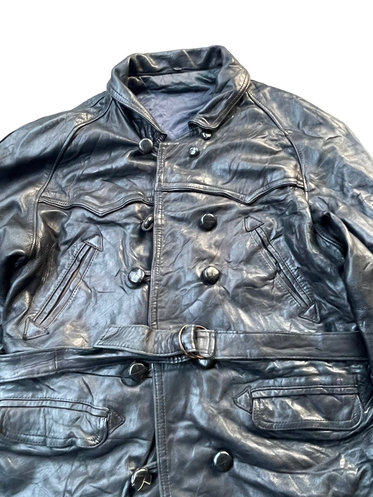 NFL × Vintage Vintage Redskins Leather Jacket Size US L / EU 52-54 / 3 - 3 Thumbnail