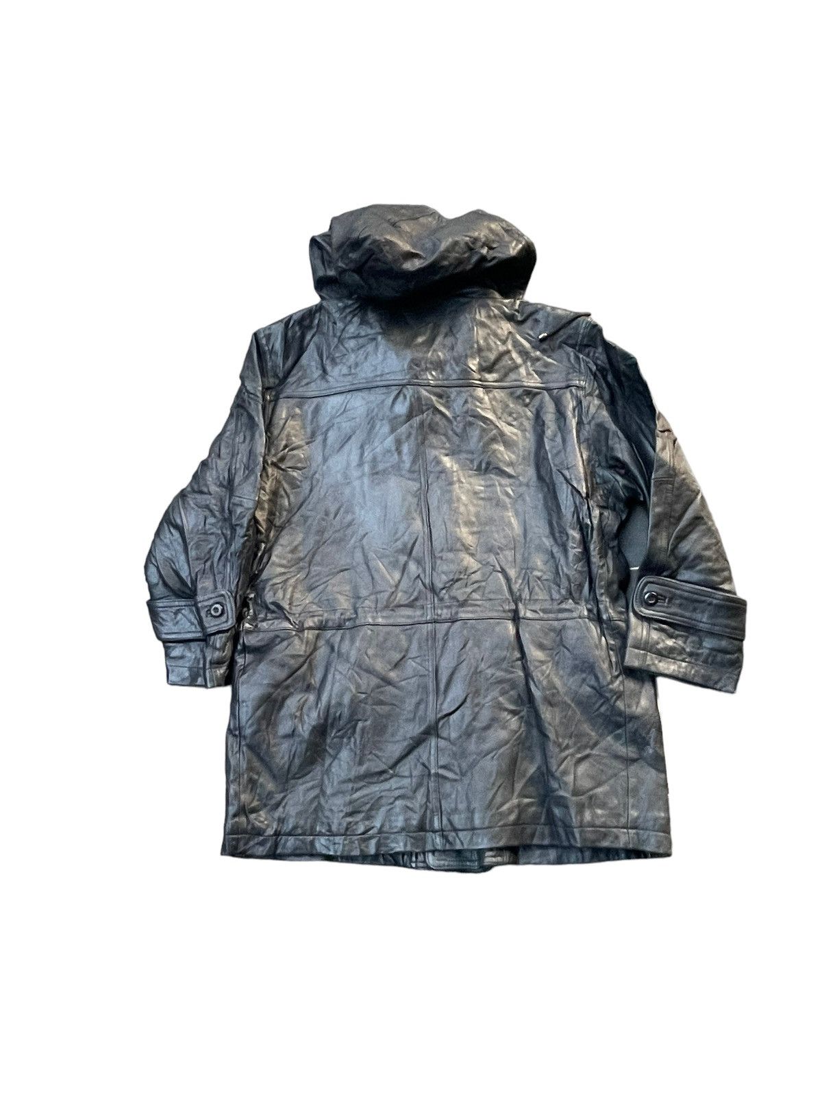 Japanese Brand × Vintage Vintage Takachi Parka Leather Jacket Size US L / EU 52-54 / 3 - 7 Thumbnail