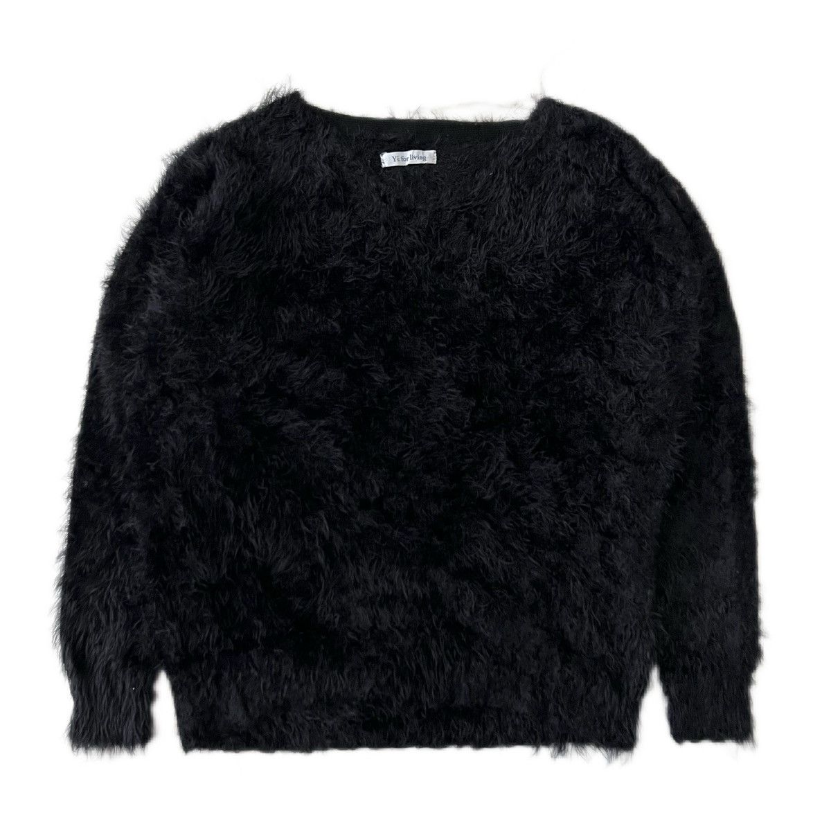 Yohji Yamamoto Ys for Living Yohji Yamamoto Fuzzy Mohair Sweater | Grailed