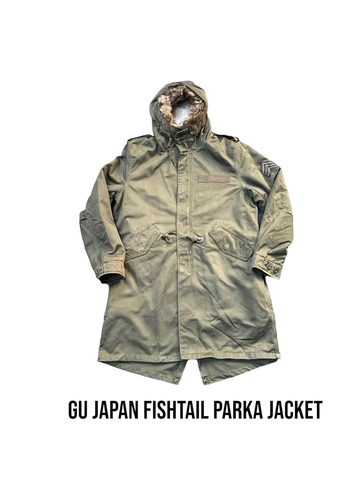Japanese Brand GU Japan Military Style Parka Jacket Size US L / EU 52-54 / 3 - 1 Thumbnail