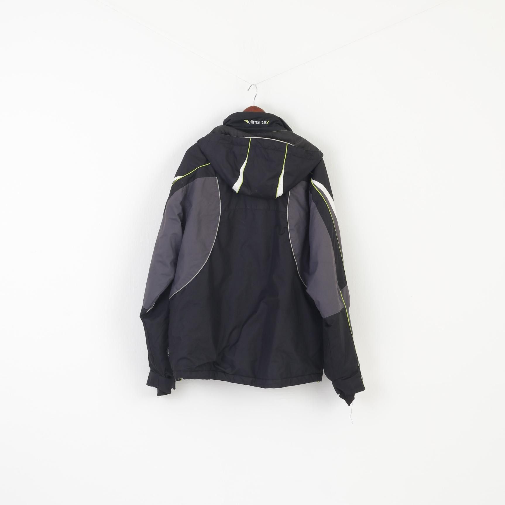 Vintage East Wind Men XL 54/56 Ski Jacket Black Hooded 7357 Size US XL / EU 56 / 4 - 7 Thumbnail