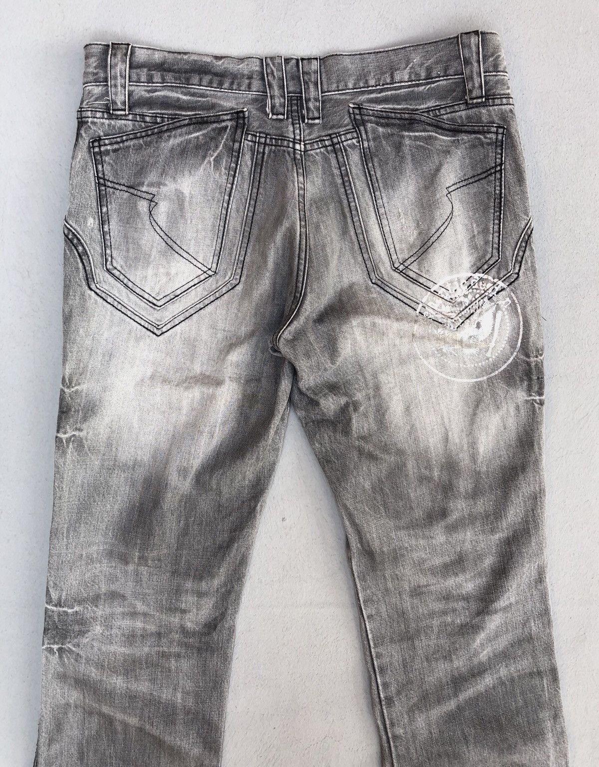 Band Tees × Japanese Brand Semantic Design Punk Style Distress Jeans Size US 33 - 8 Thumbnail