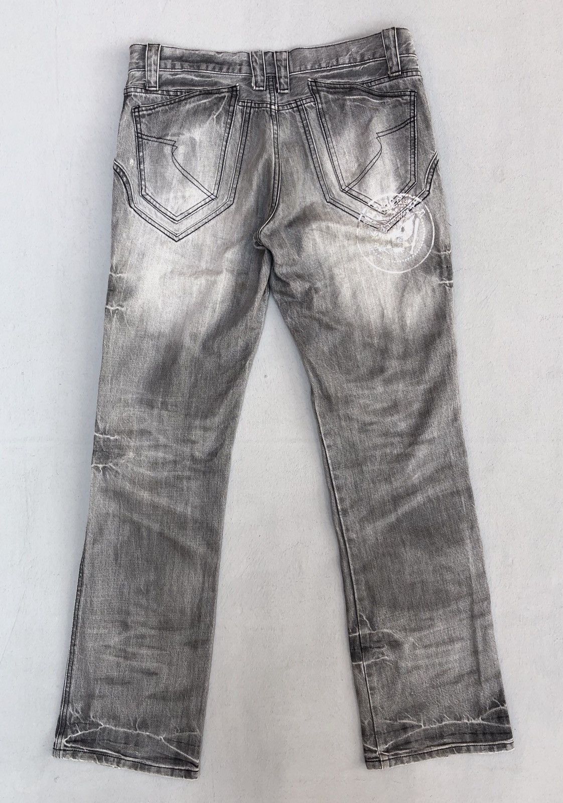 Band Tees × Japanese Brand Semantic Design Punk Style Distress Jeans Size US 33 - 7 Thumbnail